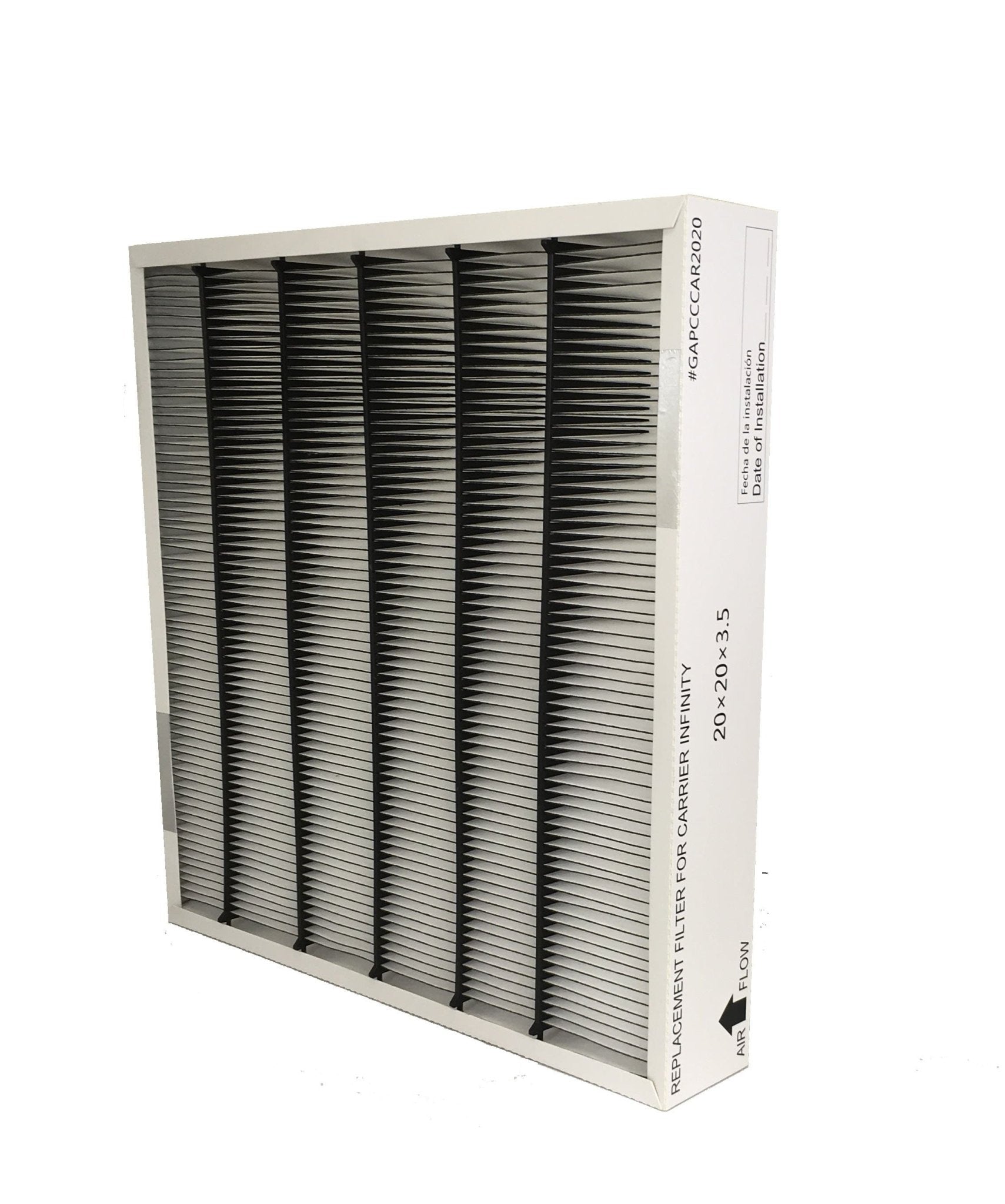 Atomic Compatible Carrier GAPCCCAR2020 20x20 MERV 15 Air Filter Replacement Cartridge - Perfect for HVAC Systems, Home & Office Air Purification