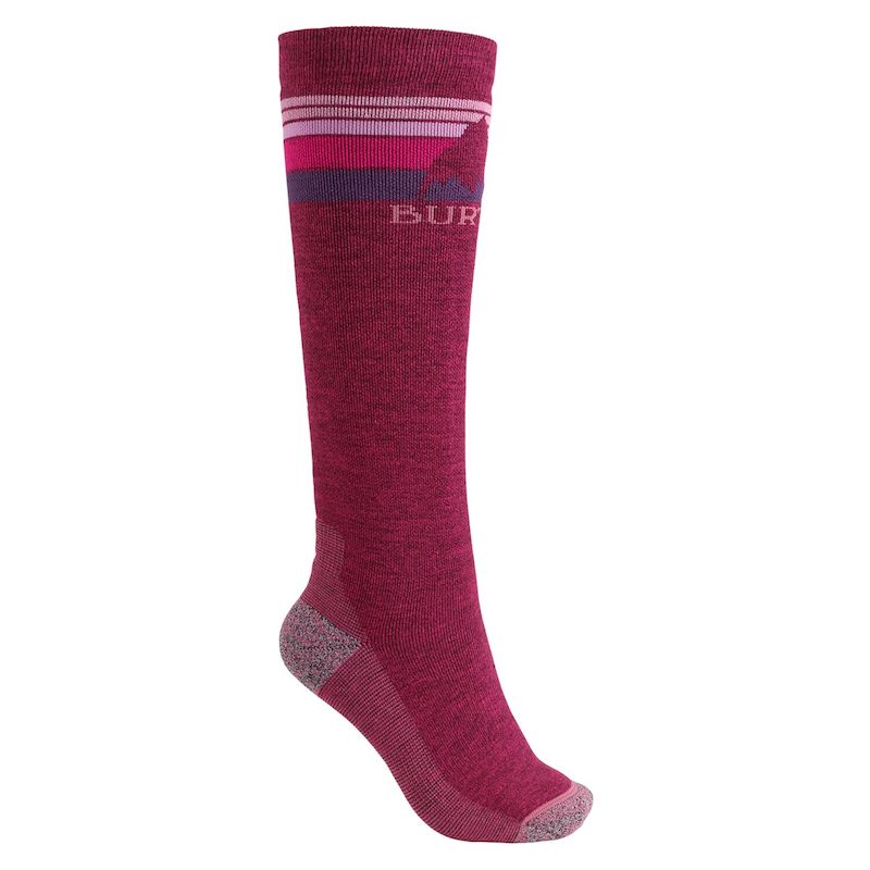 Burton Women's Emblem Midweight Socks - Comfortable Hiking & Outdoor Socks for Women - Perfect for Snowboarding, Skiing & Winter Sports