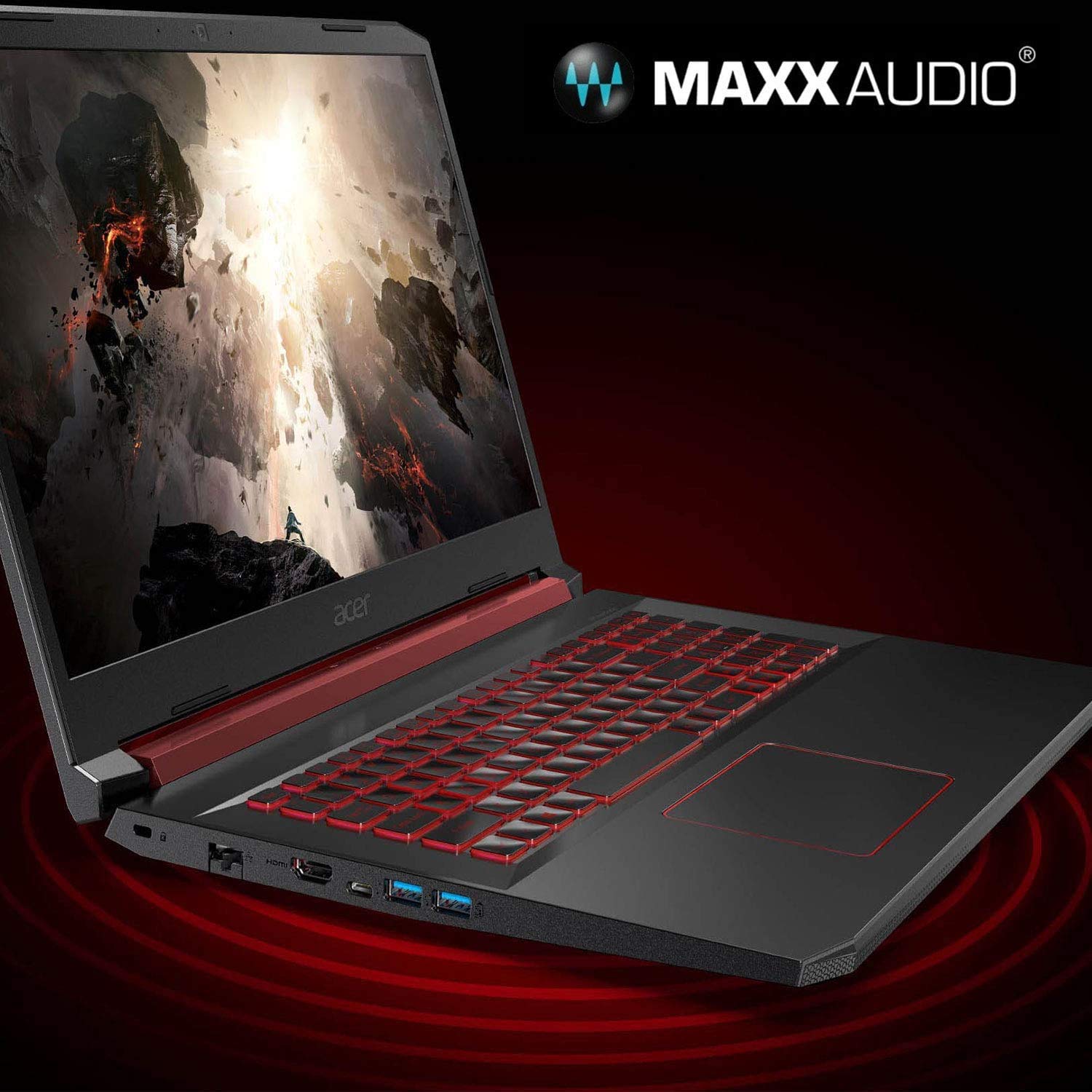 Acer Nitro 5 Gaming Laptop - i5-9300H, GTX 1650, 15.6