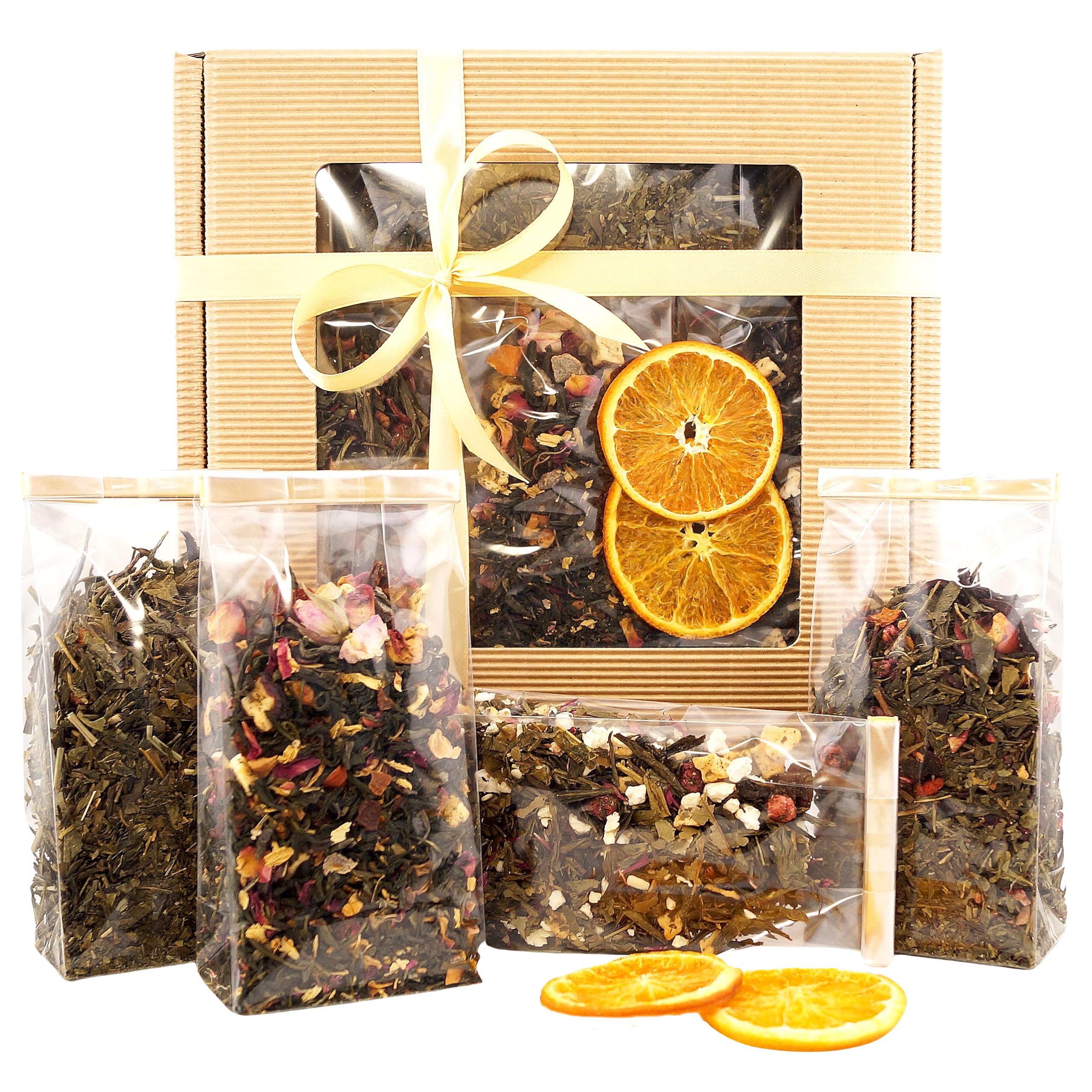 Premium Green Tea Gift Set - UniTea Land 200g Organic Loose Leaf Tea | Perfect for Relaxation, Gifts & Daily Wellness