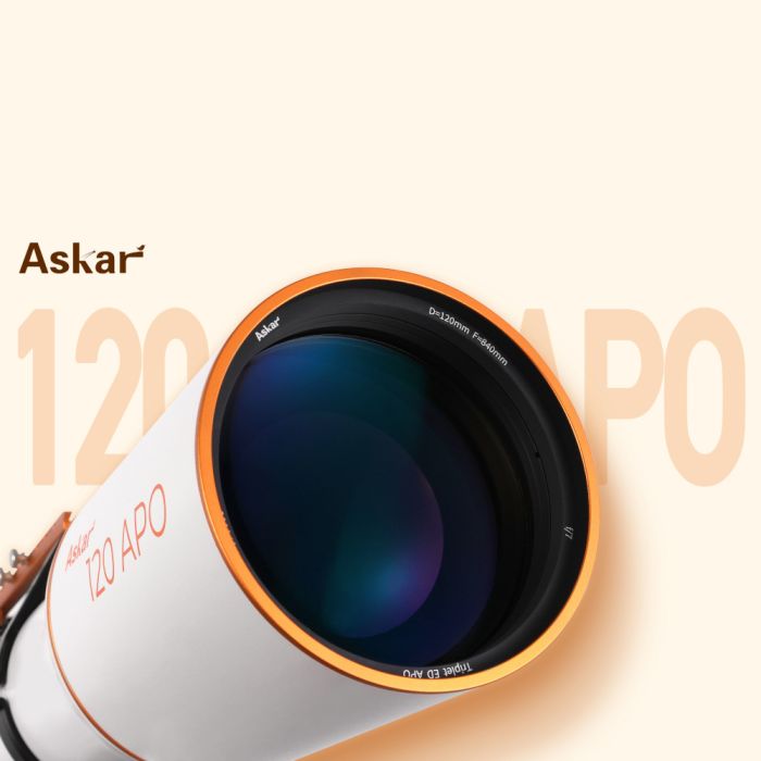 Askar 120 APO Triplet 120mm f/7 Refractor Telescope OTA - Premium Astrophotography Telescope for Deep Space Observation & Stargazing