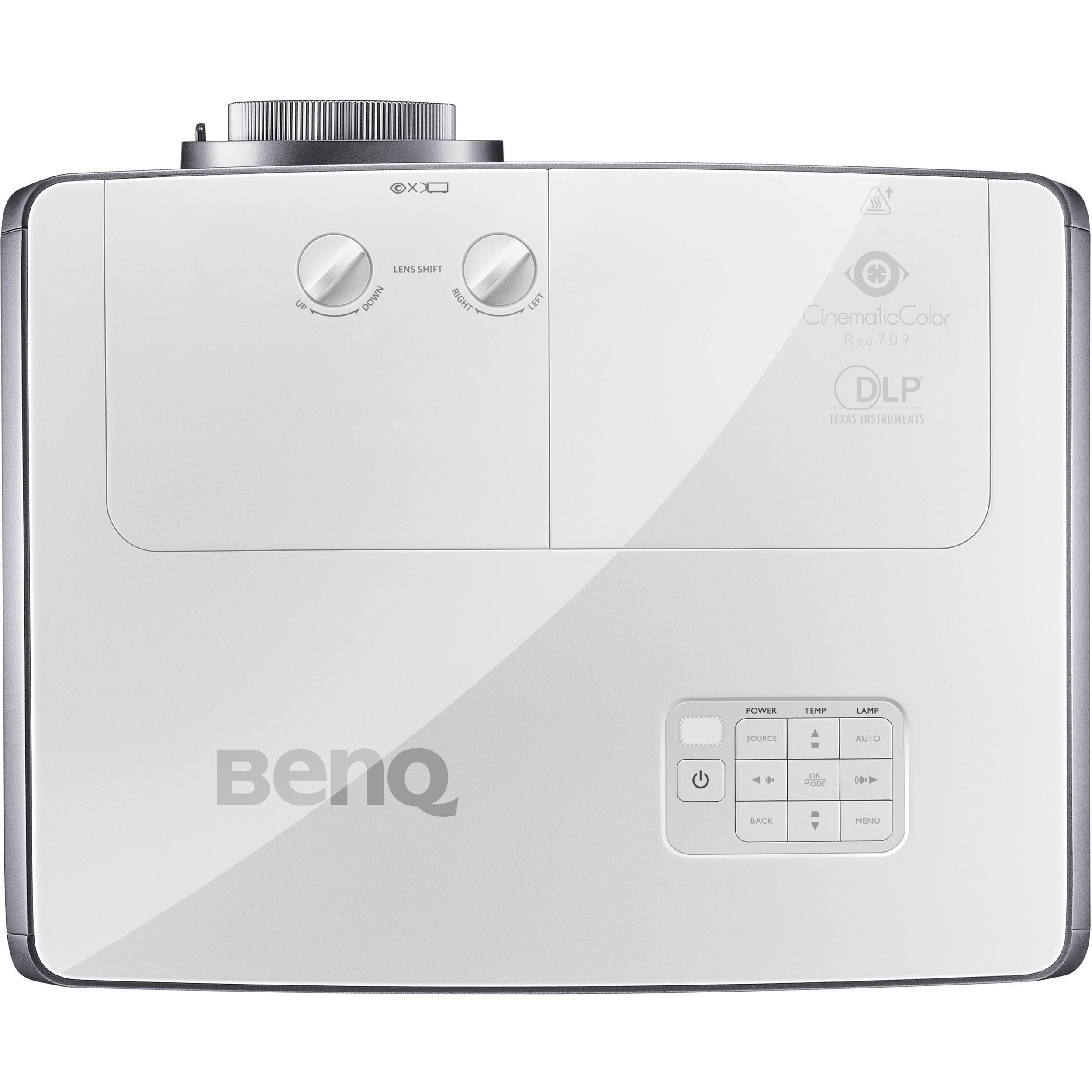 BenQ HT4050 Full HD 1080p 3D DLP Home Theater Projector - High Brightness 2200 Lumens, 15,000:1 Contrast Ratio for Movies, Gaming & Sports in Living Room or Home Theater