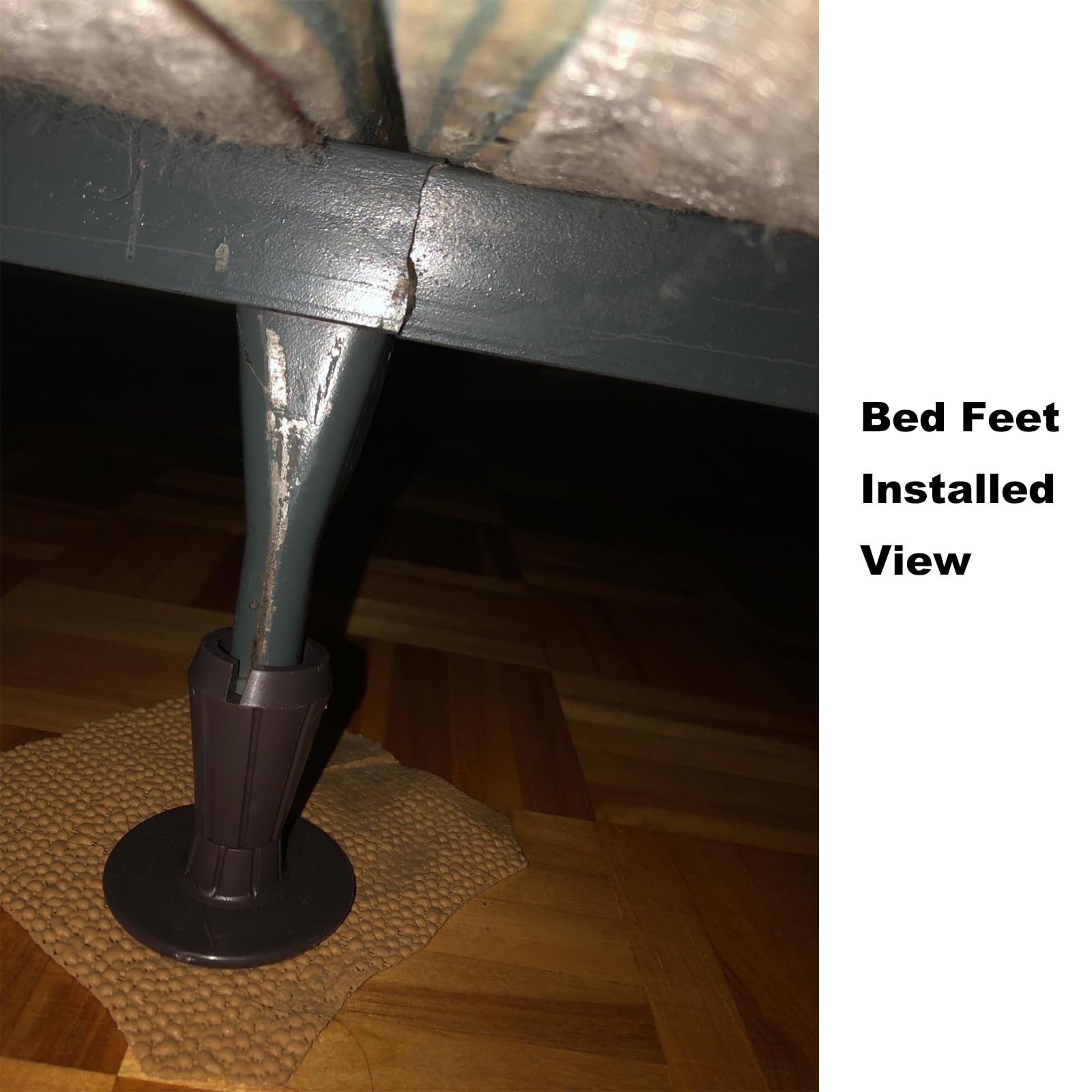 Heavy Duty Bed Frame Feet - Set of 6 for Stability & Anti-Slip - Perfect for Home Furniture Replacement