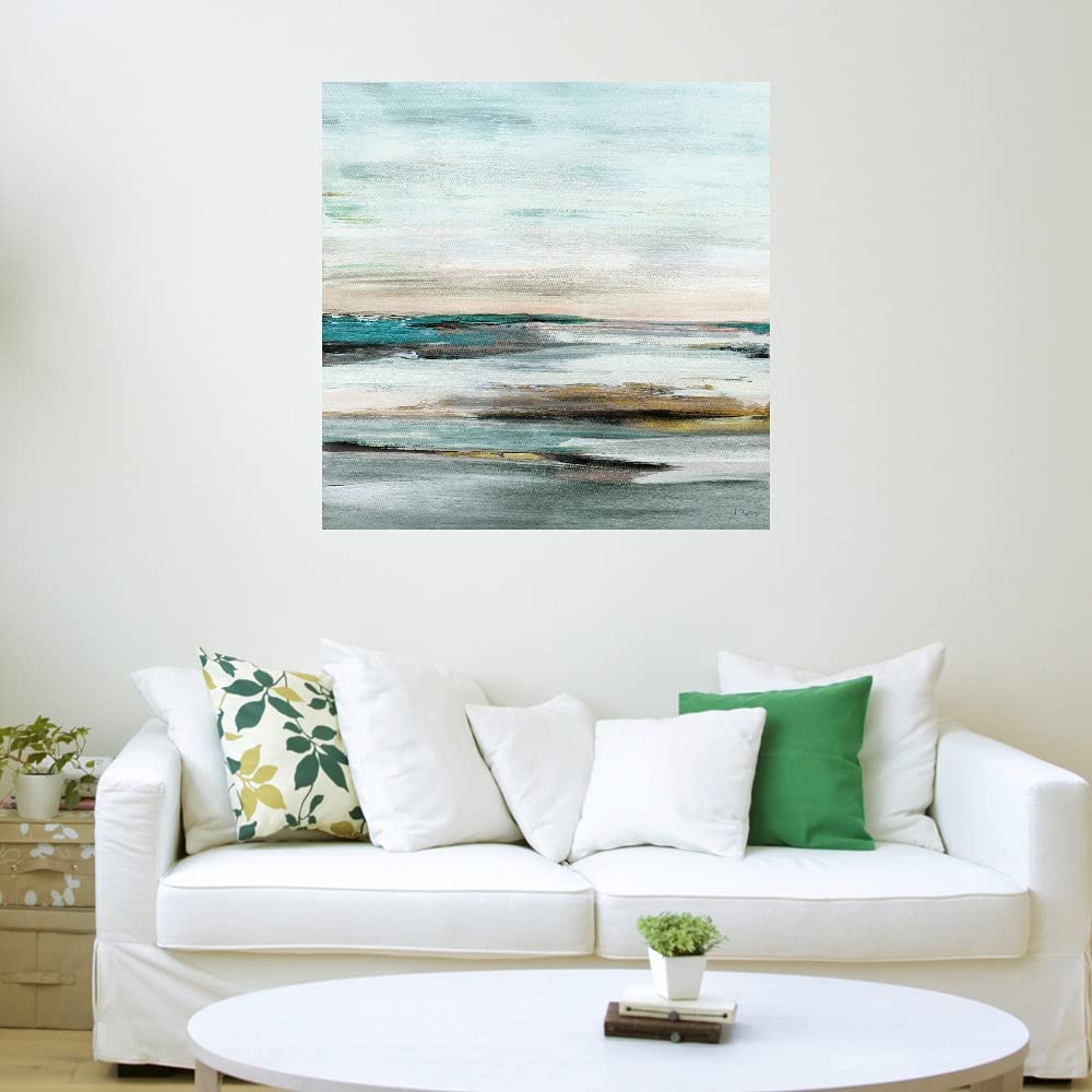 Dusk Landscape Fine Art Canvas Wall Decor by Judith Shapiro - 48x48 Inches Ready to Hang - Perfect for Living Room, Bedroom, Office & More - Elegant Home & Office Wall Art for Modern & Classic Interiors