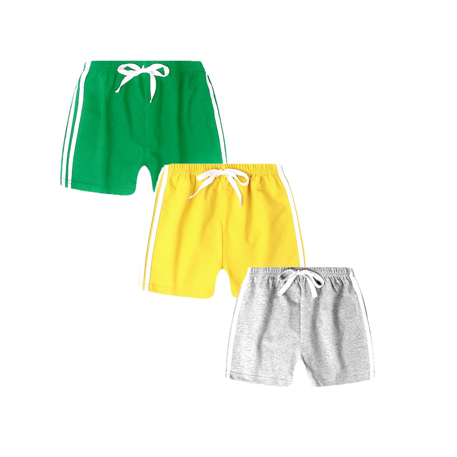 **Boys & Girls Summer Cotton Running Shorts for Toddlers - Comfortable Athletic Casual Shorts for Kids - Perfect for Playtime, Sports & Outdoor Activities**