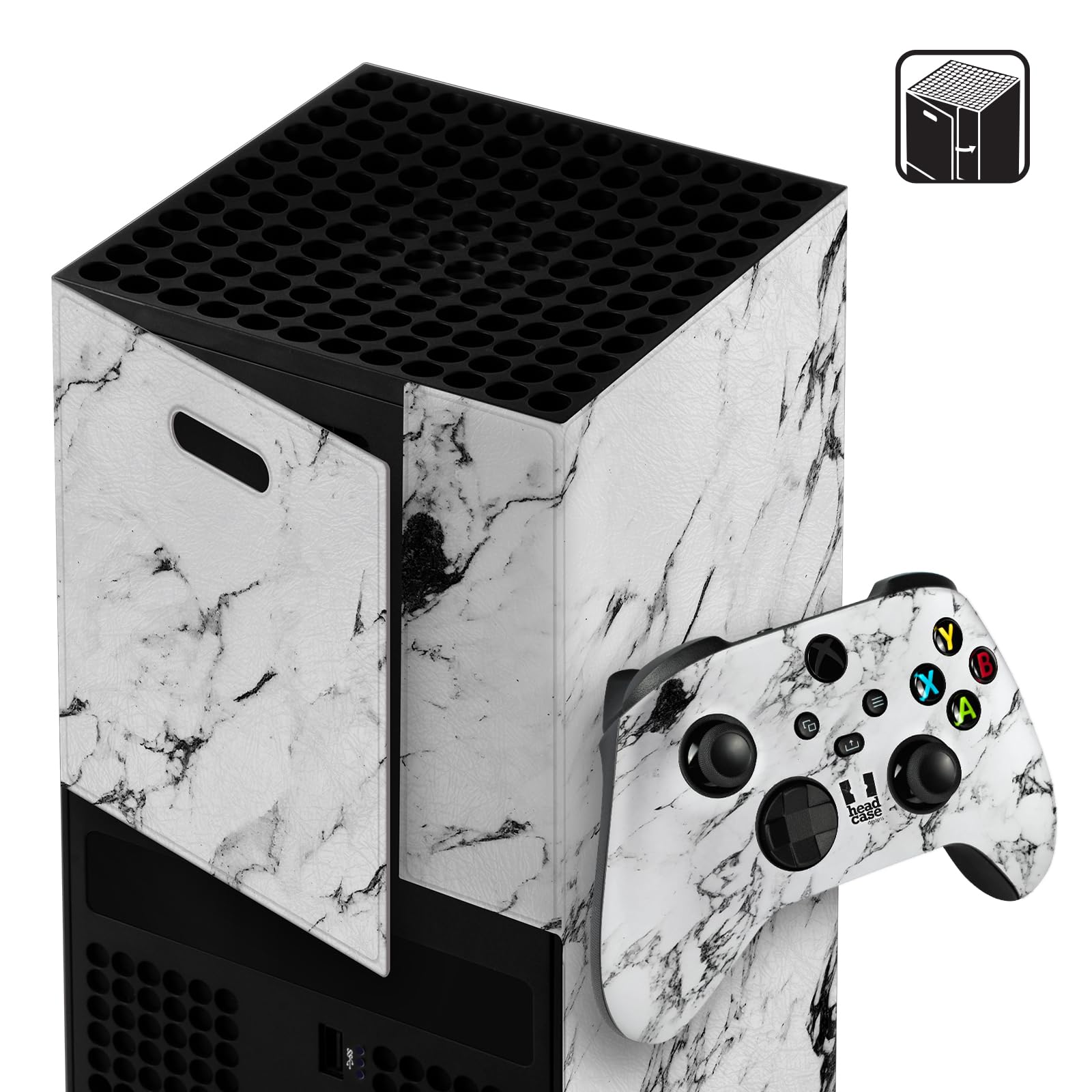 Official Friday the 13th 2009 Crystal Lake Camping Graphic Gaming Console Skin & Controller Wrap - Compatible with Xbox Series X - Perfect for Horror Game Nights & Themed Gaming Setups