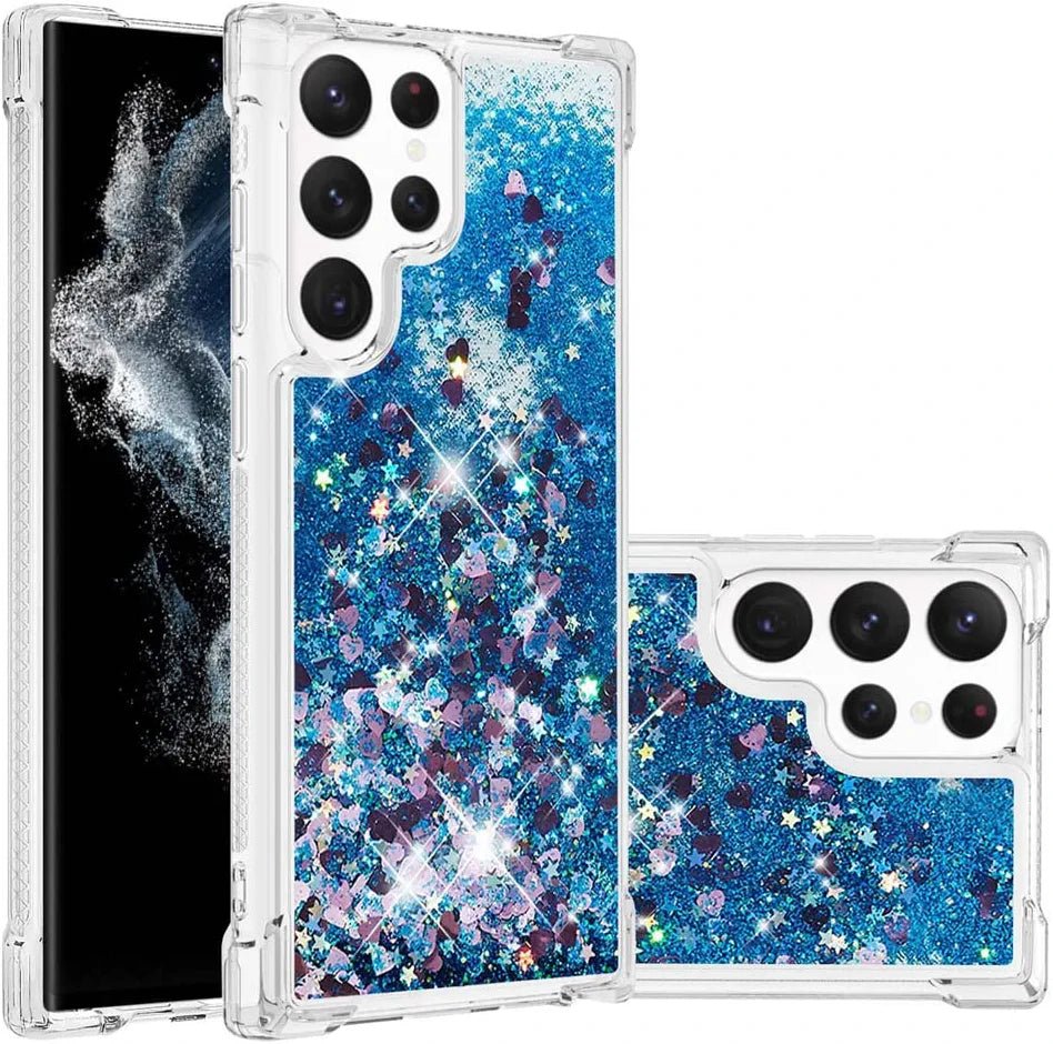 Luxury Sparkle Bling Shockproof Case for Samsung Galaxy S23 Ultra - Glitter Protective Cover with Slim Fit Design, Soft TPU Back & Reinforced Bumper | Perfect for Women, Girls & Fashion Lovers | Ideal for Daily Use, Parties & Special Occasions