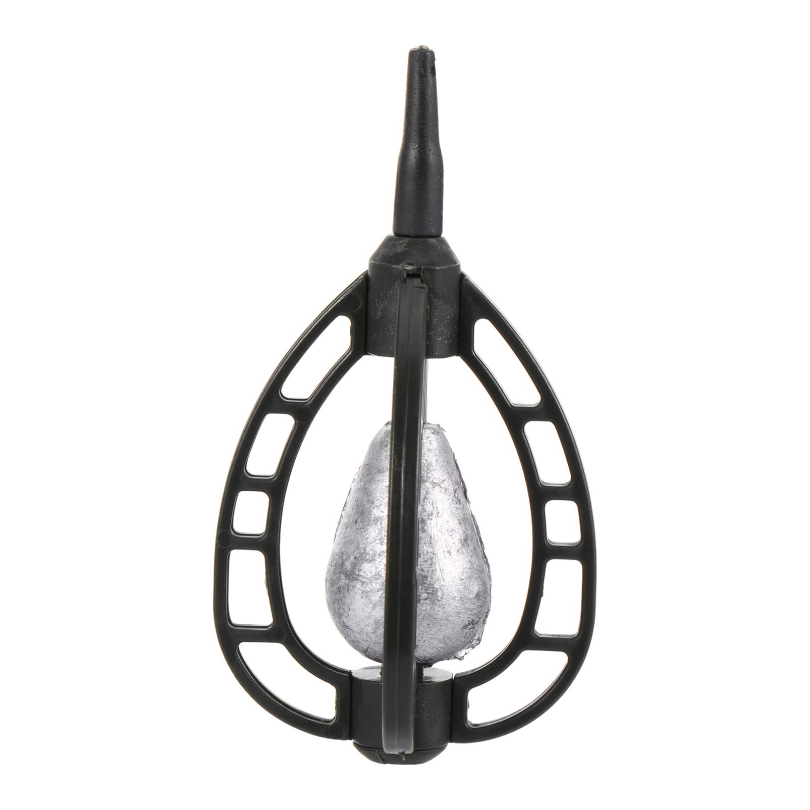 BESPORTBLE 30G Fishing Bait Cage with Weight - Durable Trap Cage Feeder Basket Holder for Carp Crab Fishing | Coarse Lure Feeder Tackle | Perfect for Freshwater & Saltwater Fishing