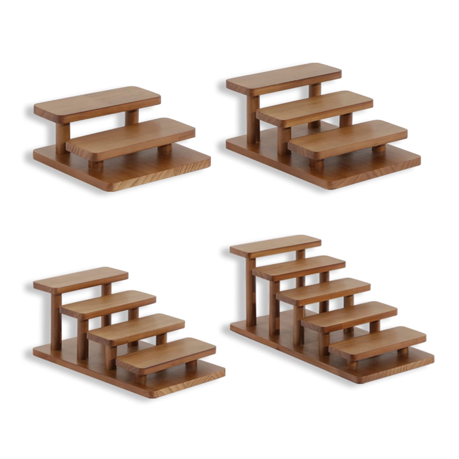 Wooden Eyeglass Display Stand - Multi-Purpose Glasses & Jewelry Organizer for Home Decor (Size: 4) | Perfect for Retail Stores, Bedroom Vanity & Gift Packaging
