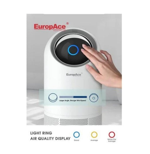 Europace EPU 3380Z Smart WiFi Air Purifier with UV Care - HEPA Filter for Allergies, Dust & Pet Dander - Quiet Air Cleaner for Home, Bedroom & Office - Alexa & App Control