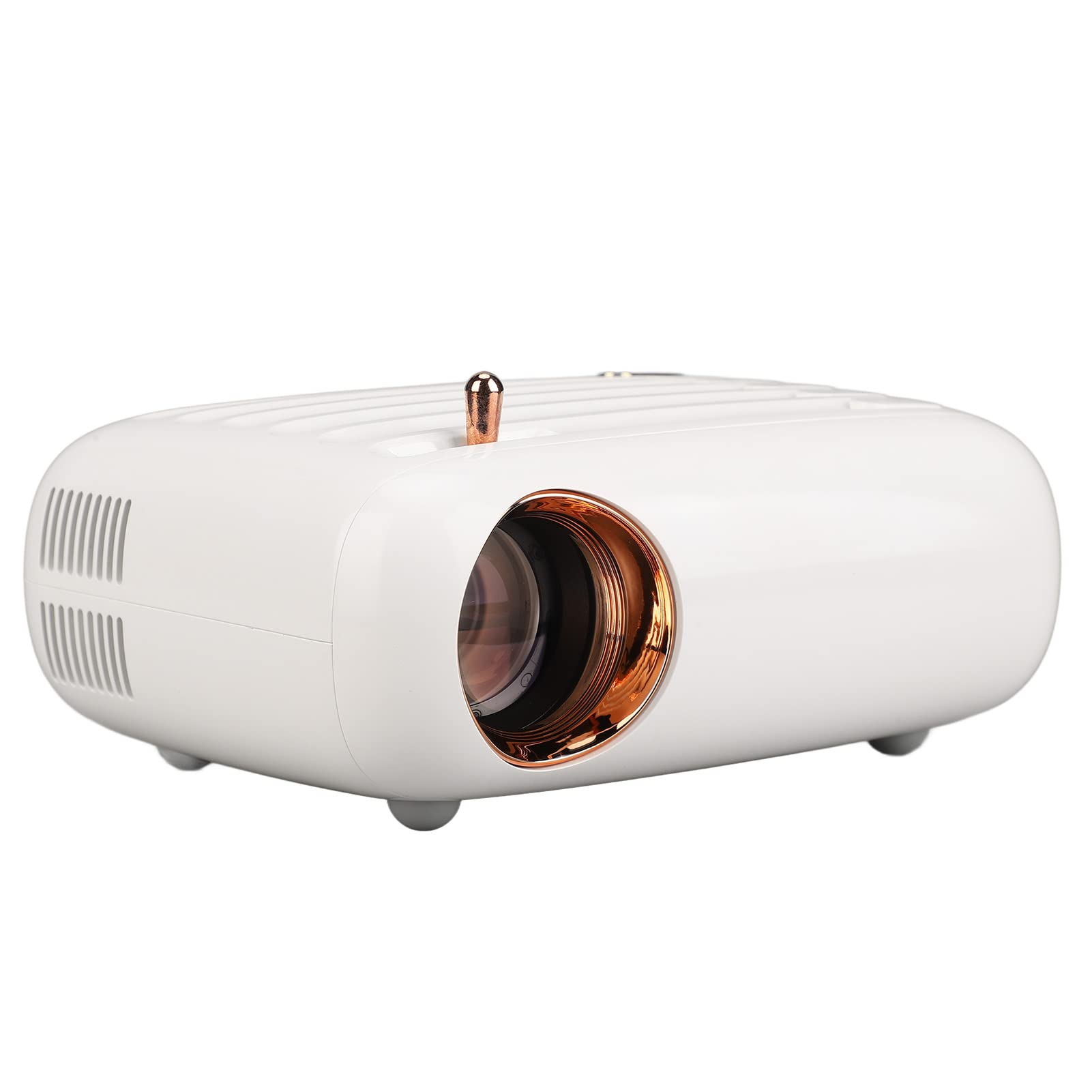 RajoNN Portable Mini Wireless Projector with WiFi, 1080P HD & 5.0 Bluetooth - LCD Screen for PC/DVD/TV, Home Theater & Outdoor Movie Nights (UK Plug)