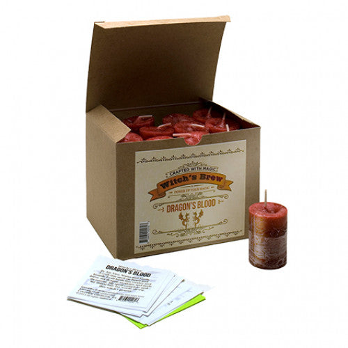 Dragon's Blood Votive Candles - Handmade Natural Soy Wax Candles for Meditation, Relaxation & Spiritual Cleansing | Perfect for Yoga, Aromatherapy & Home Decor