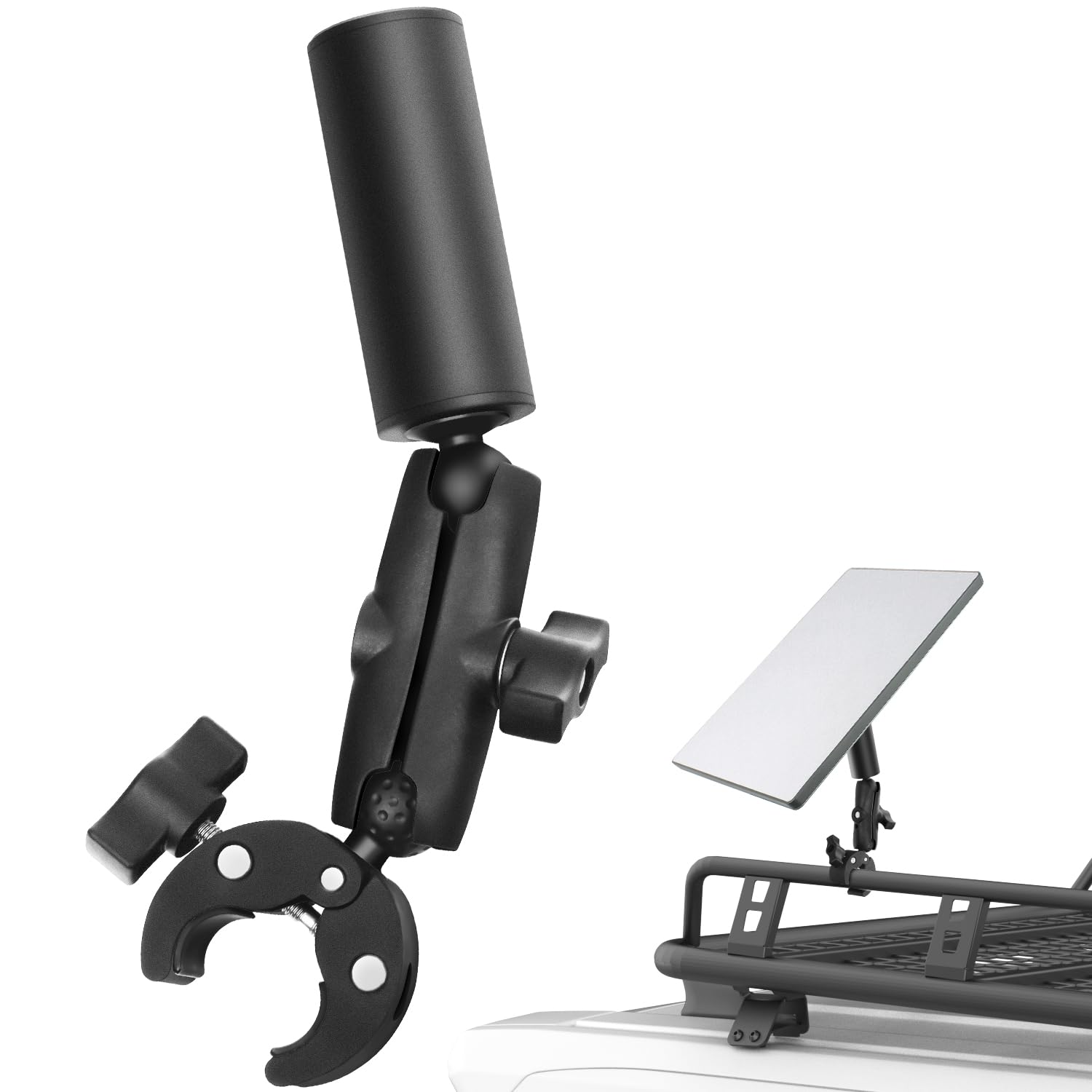 Starlink Mini Mount - Universal Clamp for Bike, RV, Yacht & Ladder | Portable Quick-Install Accessory | Durable Car Mount for Outdoor Adventures & Road Trips