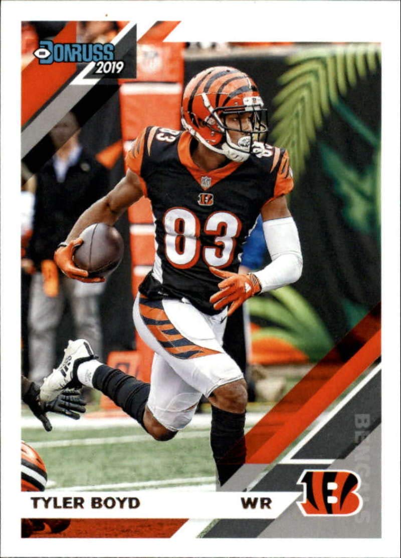 2019 Donruss Football #60 Tyler Boyd Cincinnati Bengals NFL Trading Card - Panini America Official Collectible - Perfect for Sports Memorabilia Collections & Fantasy Football Fans