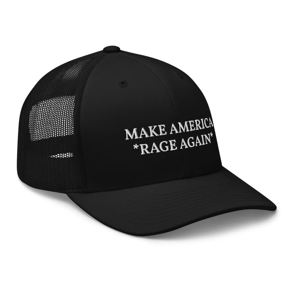 Make America Rage Again Trucker Hat - Adjustable Cotton Baseball Cap for Men & Women - Perfect for Outdoor Activities, Sports Events & Patriotic Celebrations