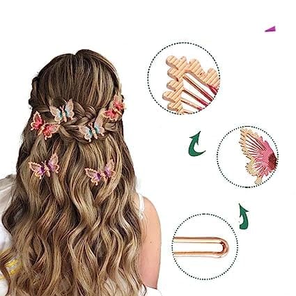 Stylish Hair Clips for Women - Non-Slip Hair Accessories for Ponytails, Buns & Updos - Perfect for Daily Use, Work & Special Occasions