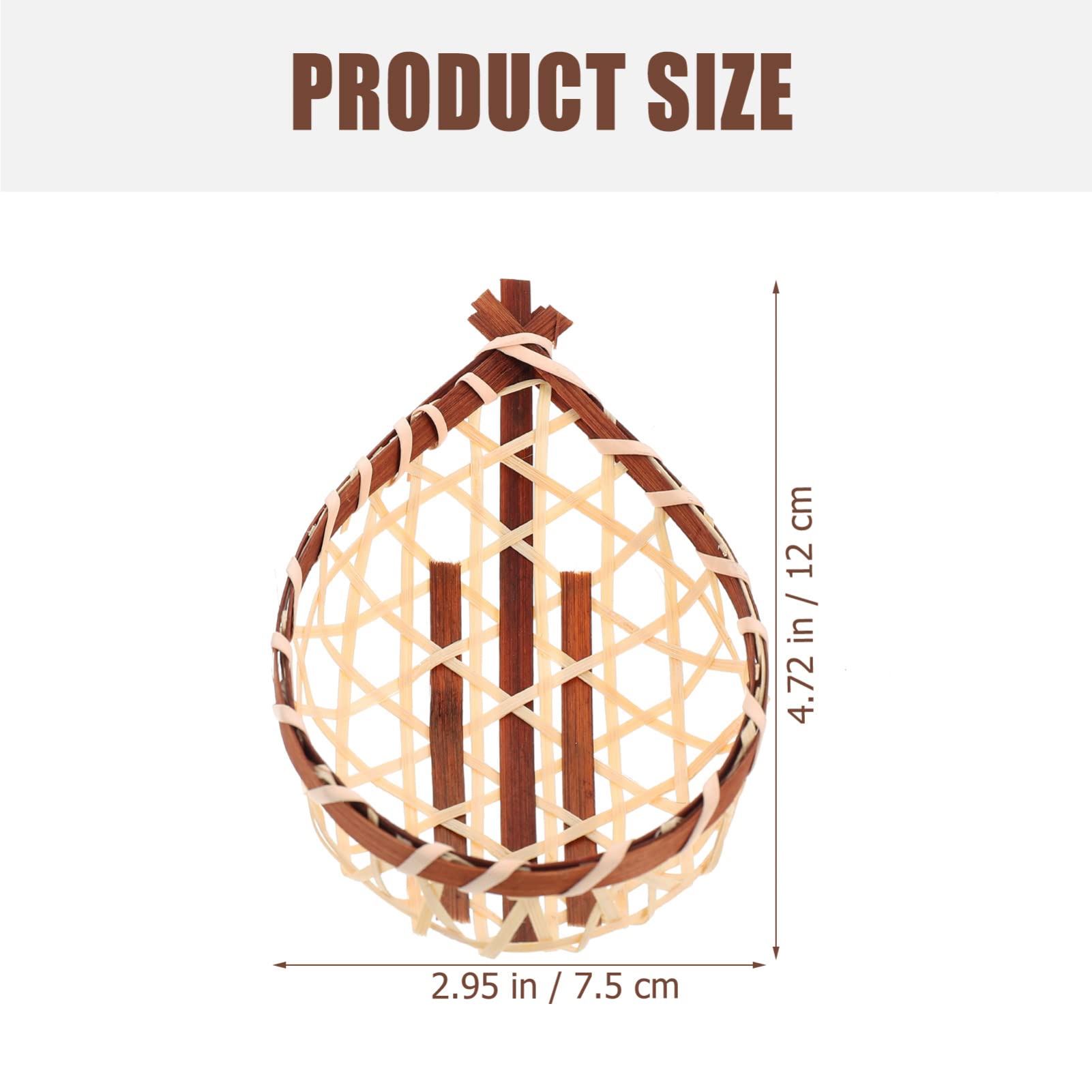 Bamboo Egg Basket - Kitchen Food Tray for Bread, Sashimi & Desserts