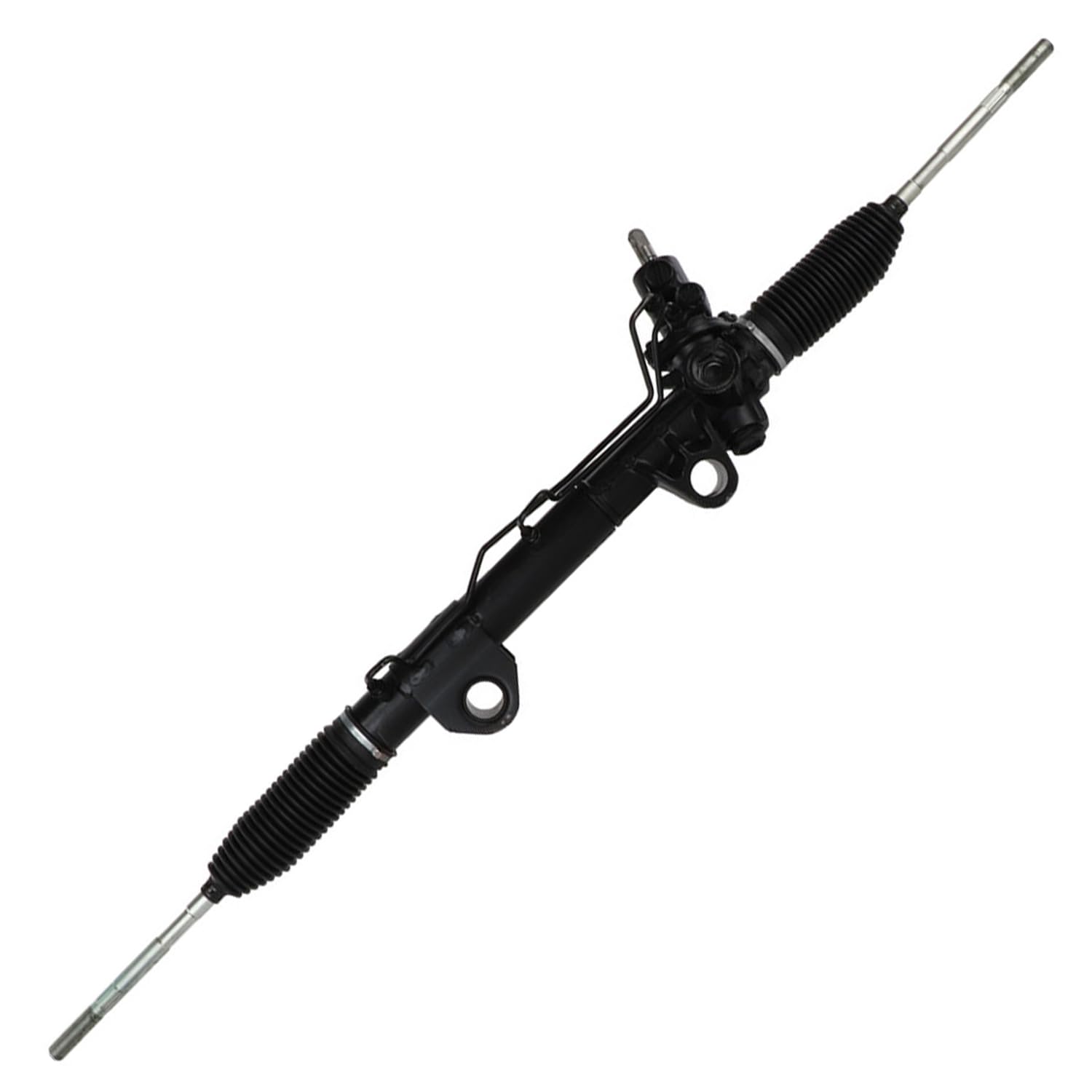 Detroit Axle 4WD Power Steering Rack and Pinion & Front Wheel Hub Bearing Kit for 2002-2005 Dodge Ram 1500 with ABS - 3 Piece Replacement Set - Off-Road & Towing Upgrade