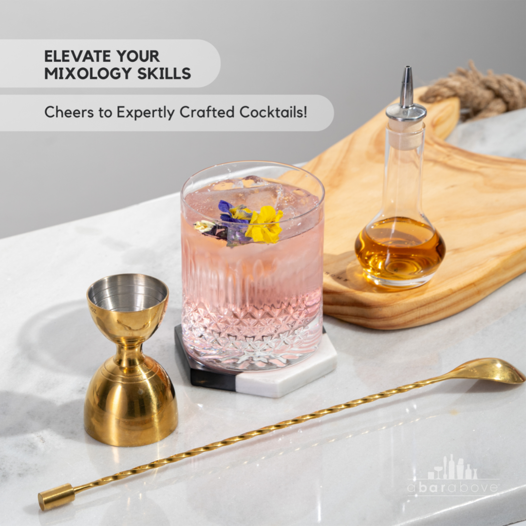 Premium Glass Bitters Bottles with Dropper - Essential for Cocktails, Mocktails & Home Bar Mixing - Perfect for Bartenders & DIY Drink Enthusiasts