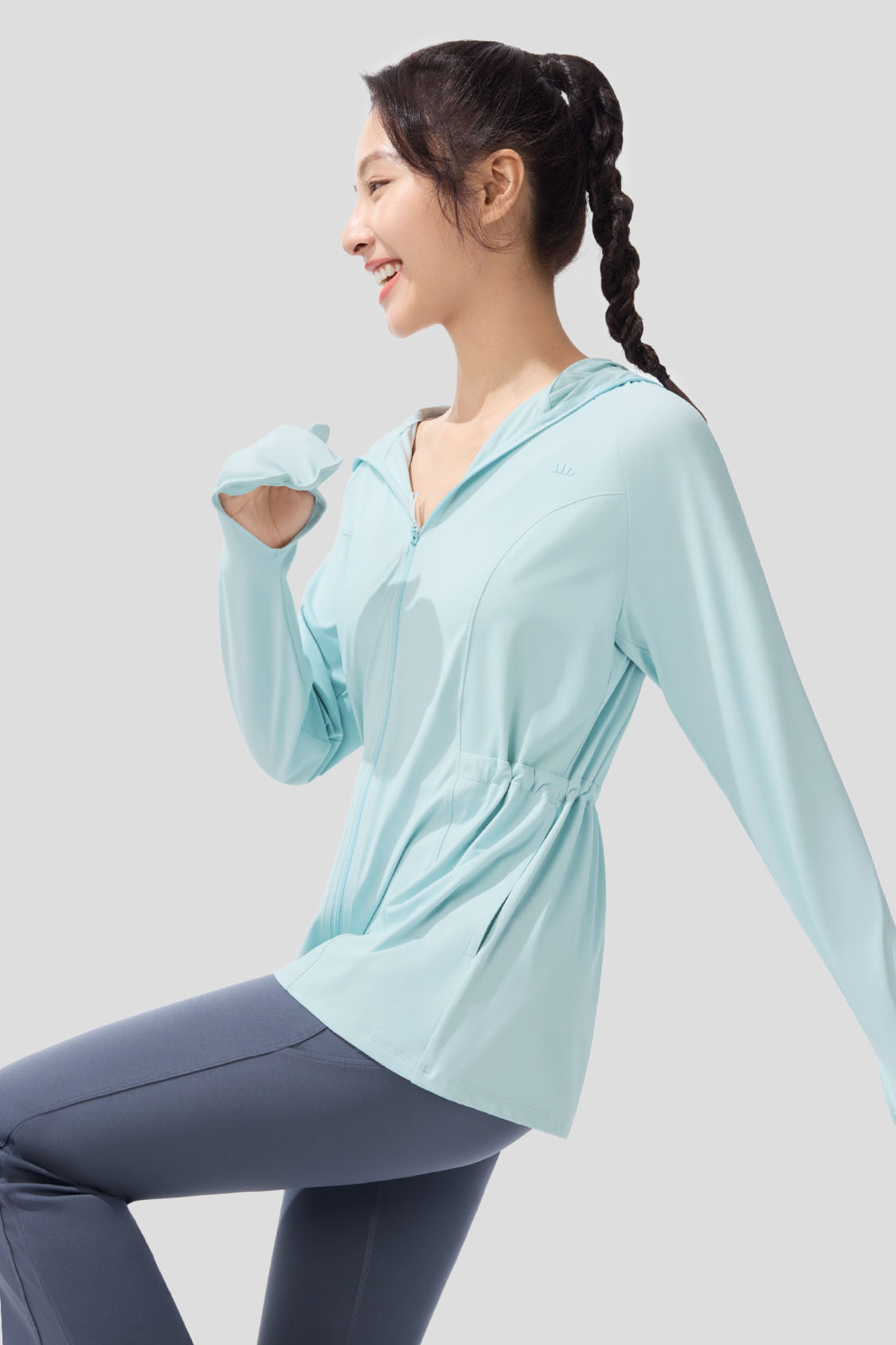Women's Waist-Cinching Full Protection Sun Jacket UPF 50+ with UPF 2000+ Protection - AL823 for Outdoor Activities, Beach & Summer Fashion