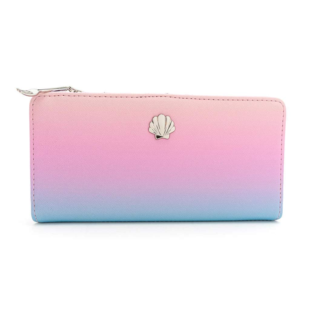 Disney The Little Mermaid Dinglehopper Bi-fold Wallet by Loungefly – Cute Ariel Inspired Wallet for Women & Teens – Perfect for Disney Fans, Cosplay & Everyday Use