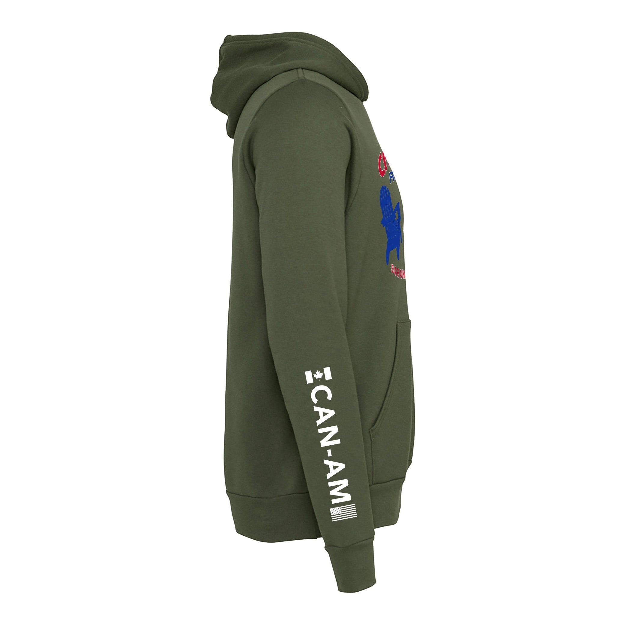 Can Am Adirondack Chairs Hoodie - Comfortable & Stylish Outdoor Pullover for Camping, Hiking, and Backyard Relaxation
