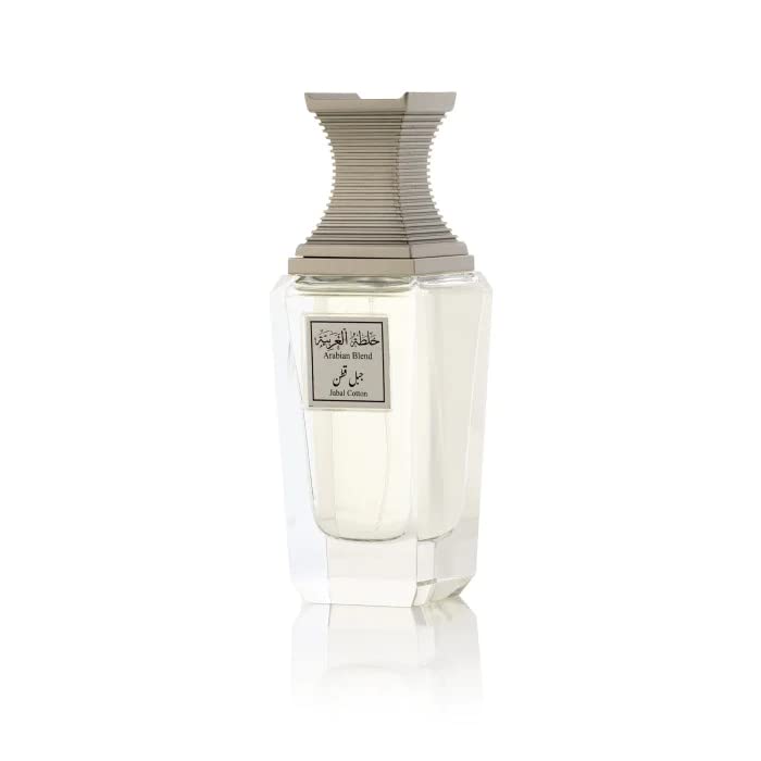 Arabian Oud JABAL AL-COTTON Unisex Eau de Parfum 100ml - Citrus, Jasmine, Musk & Tonka Bean Fragrance | Long-Lasting Arabian Blend Perfume for Men & Women | Perfect for Date Night, Office Wear & Special Occasions
