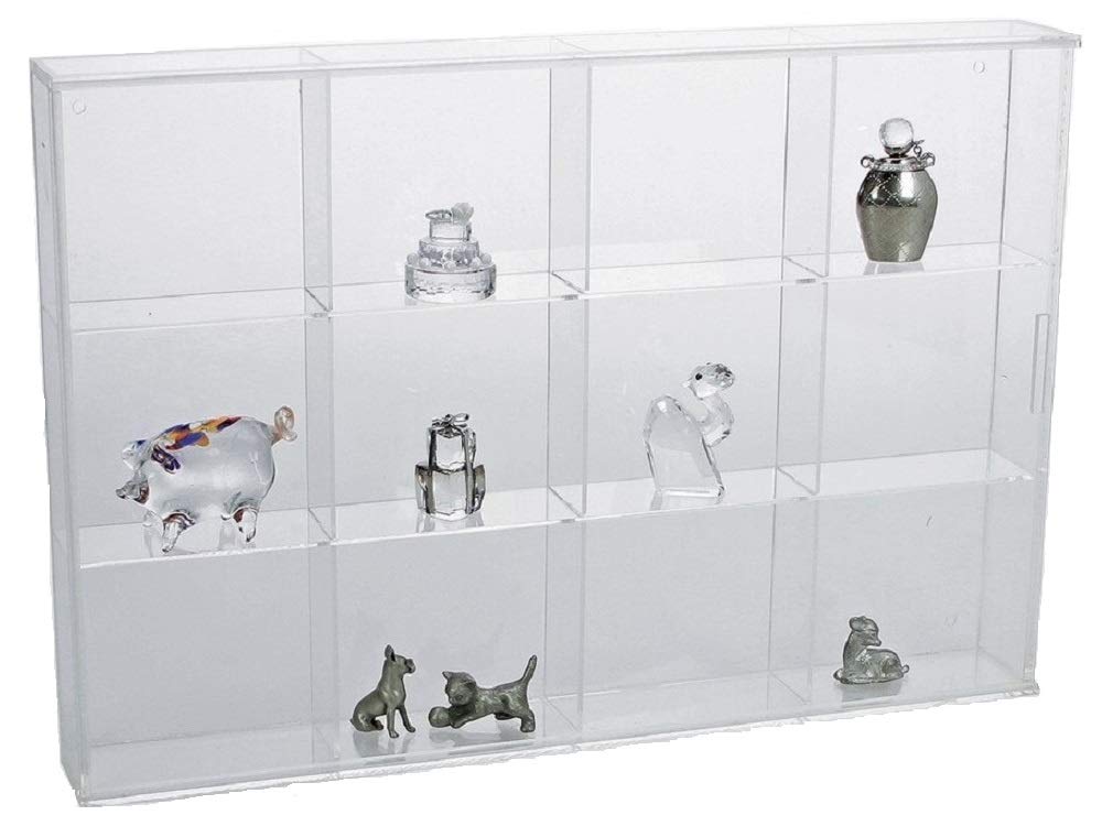 Premium Acrylic Display Case for Rocks, Minerals & Figurines - Shatterproof, Clear Protection for Collectibles - Perfect for Home Decor, Museum Showcase & Gift Presentation