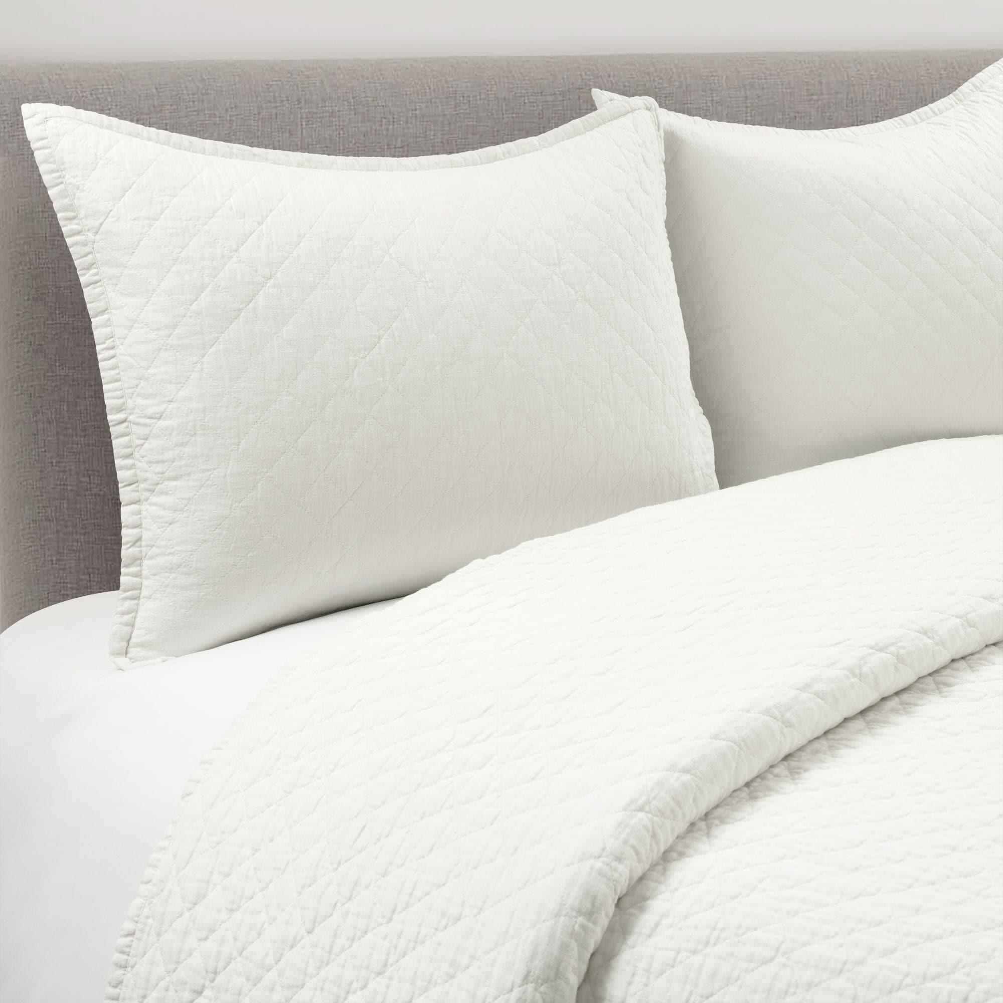 Premium Belgian Flax Linen & Cotton Blend 3-Piece Quilt Set - King/Queen Size - Soft Breathable Bedding for All Seasons - Perfect for Master Bedroom, Guest Room & Vacation Homes