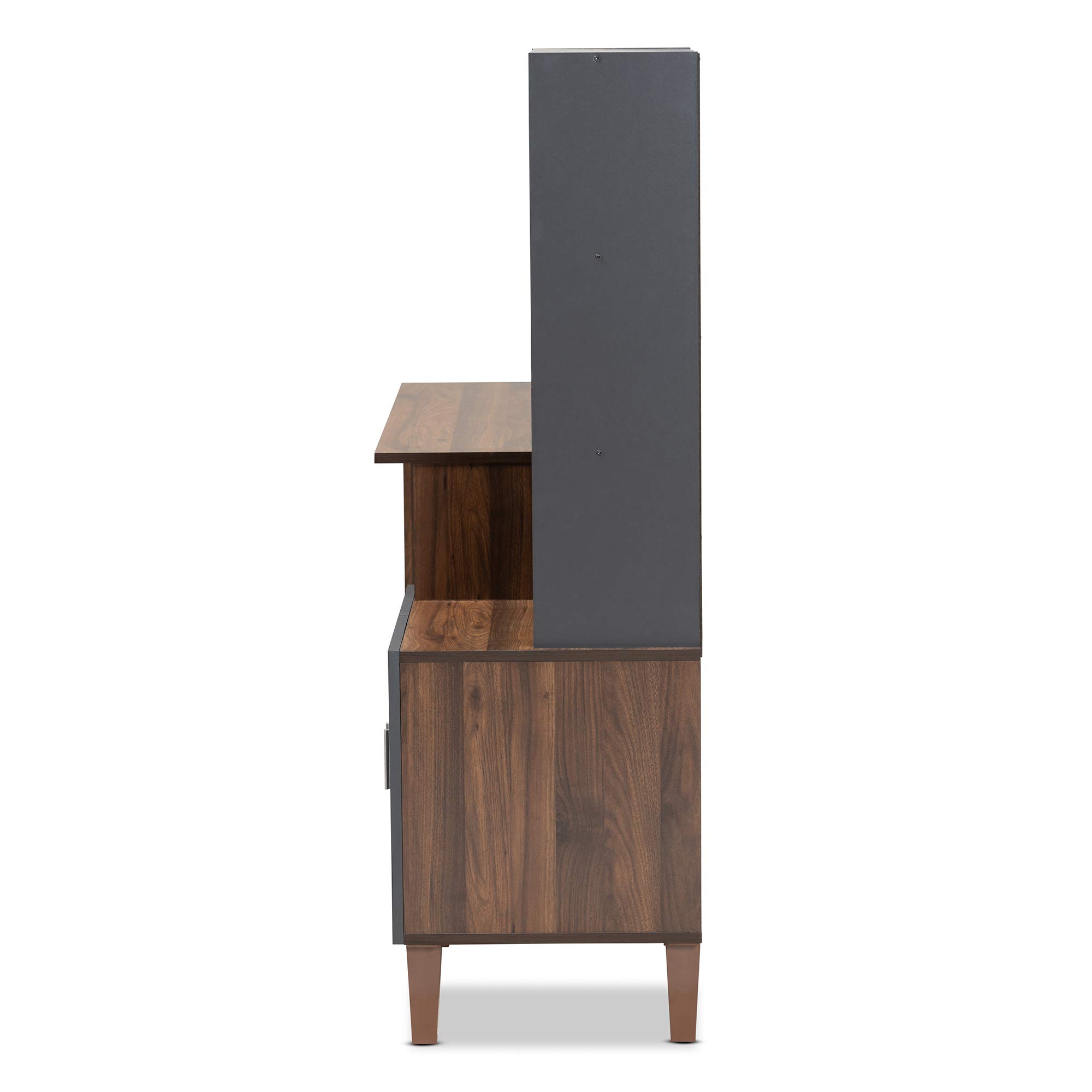 Baxton Studio Jaeger Desk Grey Walnut - Home Office Furniture