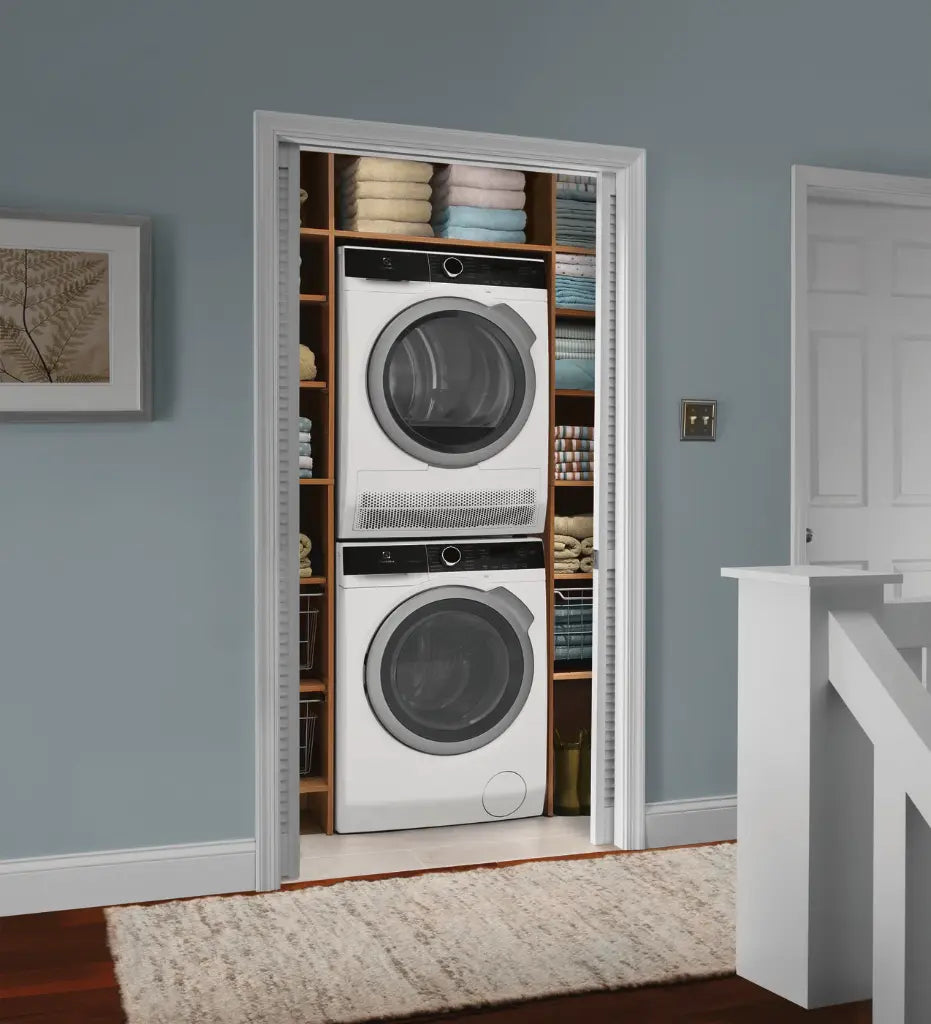 Electrolux 24 Inch Compact Ventless Electric Clothes Dryer in White - ELFE4222AW | Perfect for Apartments, Small Spaces & Energy-Efficient Laundry