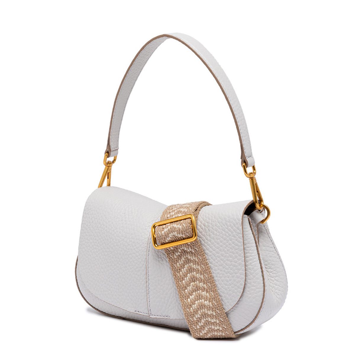 Gianni Chiarini Helena Round Small Shoulder Bag in Sabbia | BS 11088 TKL NAETN | Stylish Crossbody Purse for Women | Perfect for Work, Travel & Everyday Use