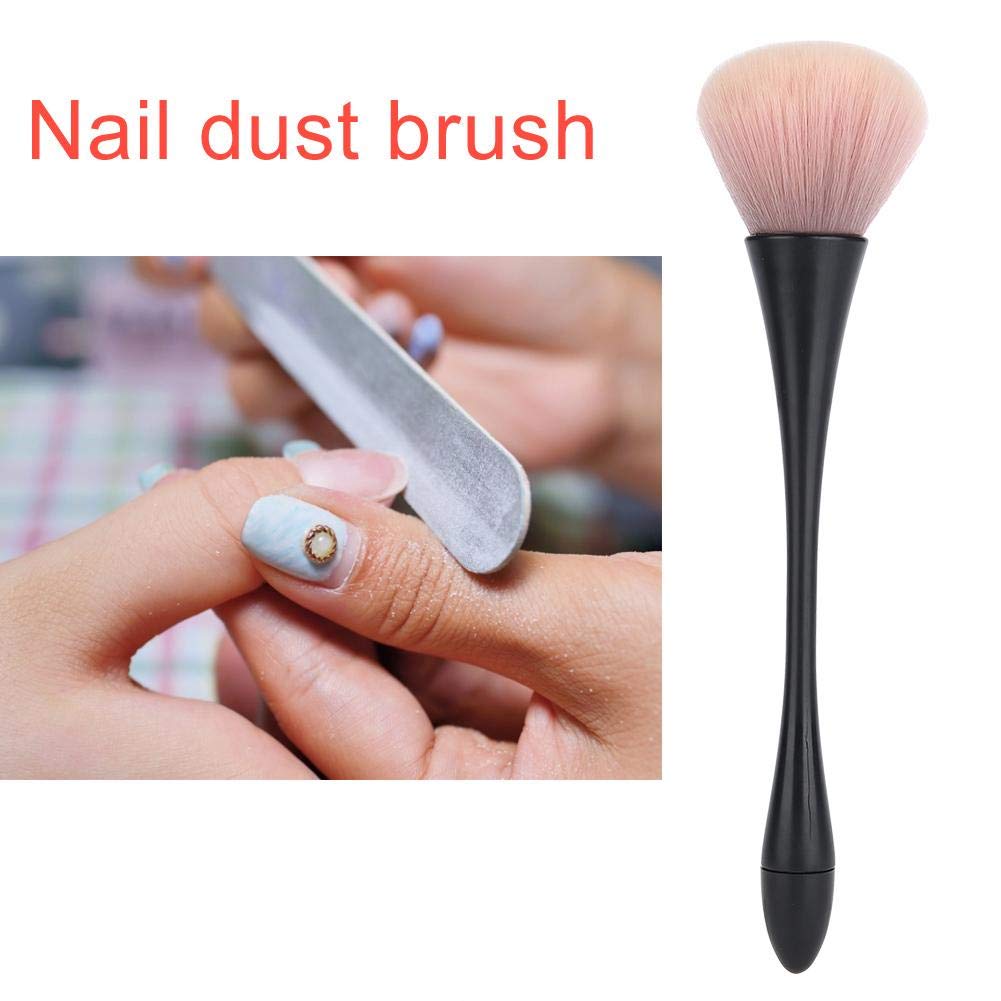 Professional Large Powder Mineral Brush - Nail Art Dust Brush & Makeup Blush Brush Set for Manicure, DIY Nails & Cosmetics Application - Perfect for Salon, Home Use & Professional Makeup Artists