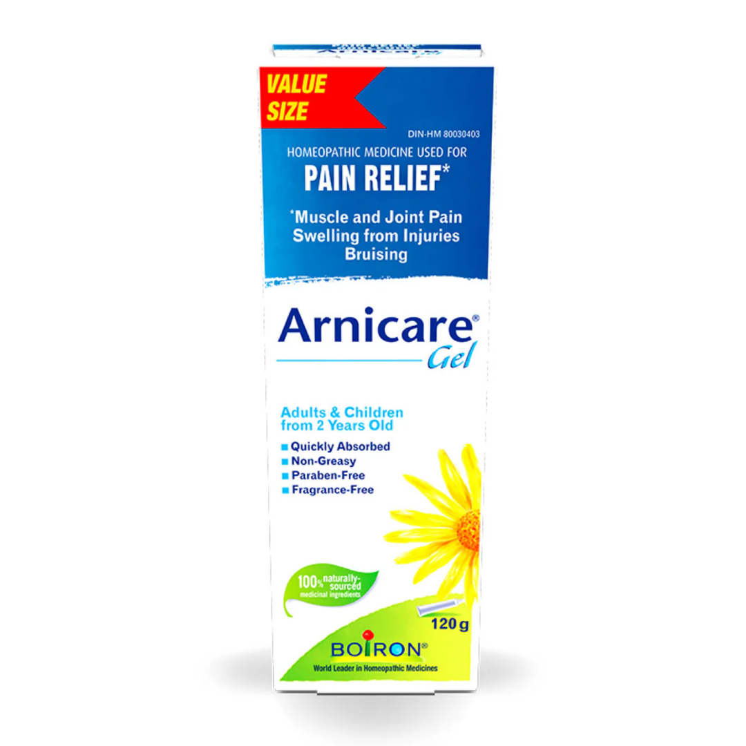 Boiron Arnicare Gel Value Pack - 2 x 120g | Homeopathic Pain Relief for Muscle & Joint Soreness | Perfect for Post-Workout Recovery & Arthritis Discomfort
