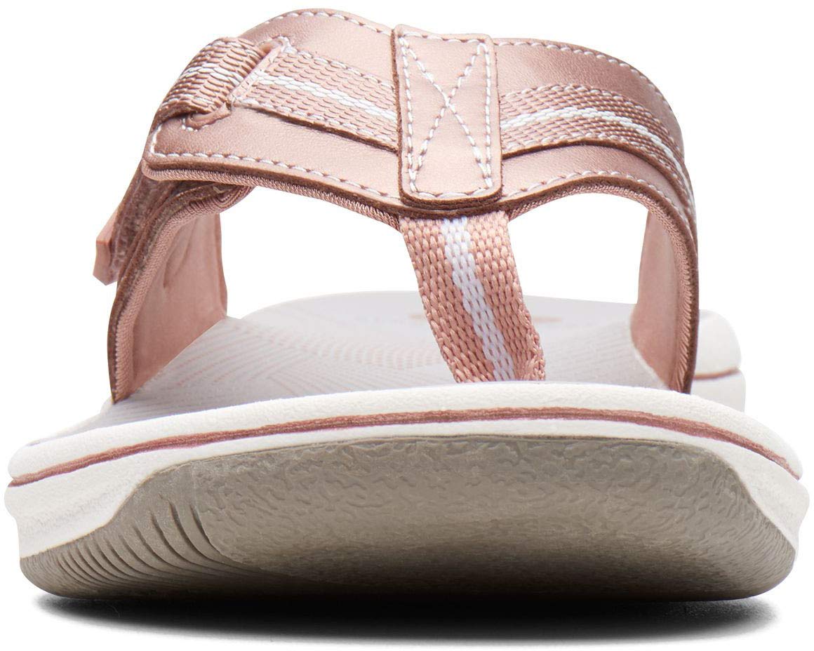 Clarks Unisex Brinkley Jazz Sneakers for Women & Men - Rose Gold, Size 0 US Women - Comfortable Casual Shoes for Walking, Work & Everyday Wear
