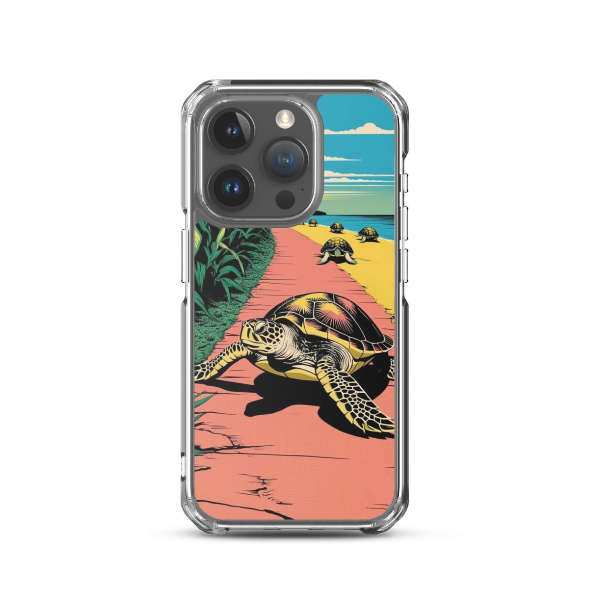 Turtle Path 'One Day at a Time' iPhone MagSafe Case - Durable Protective Cover for iPhone 12/13/14 Pro - Perfect for Daily Use, Work & Outdoor Activities