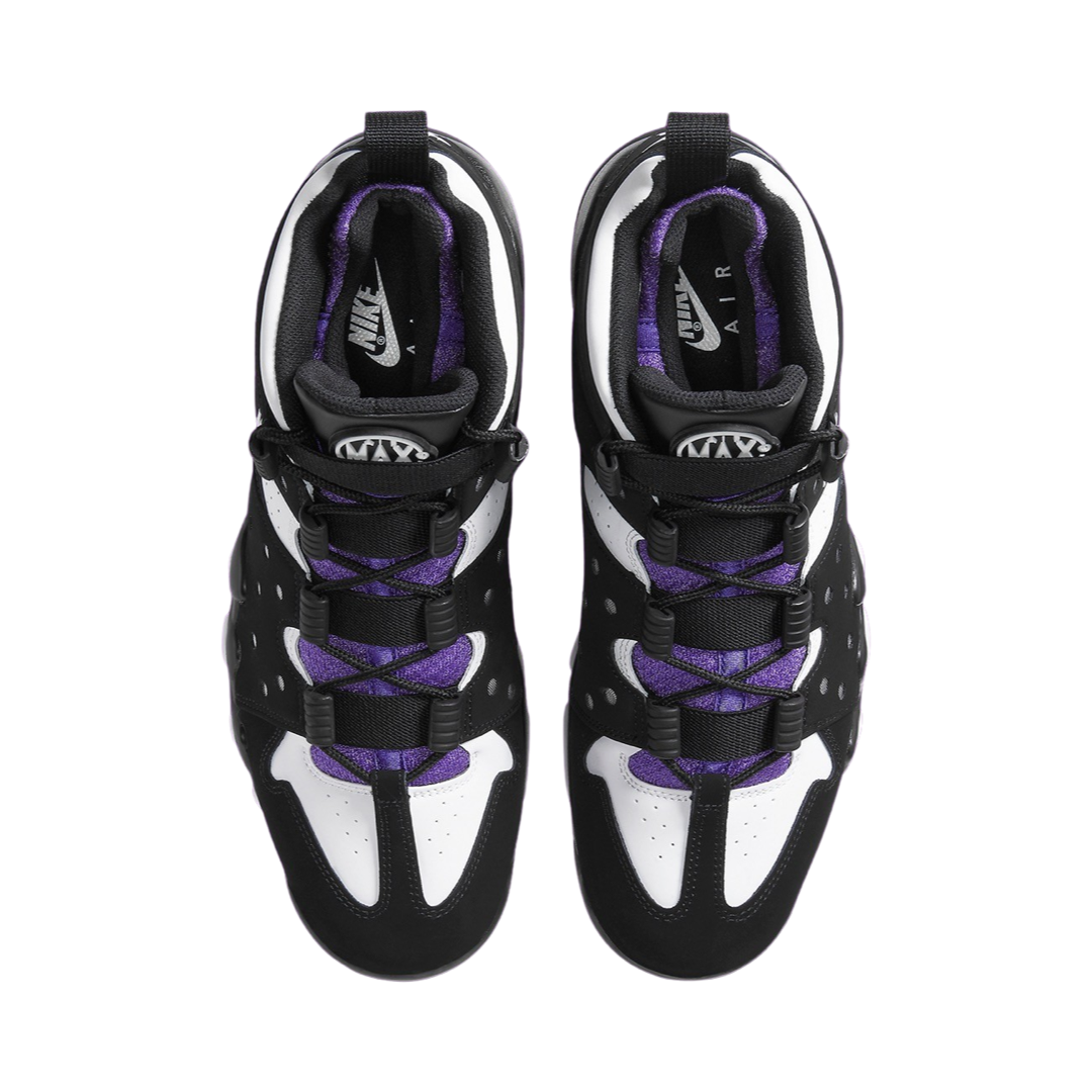 Nike Air Max 2 CB Charles Barkley 94 Retro Basketball Shoes - Black White Purple (2020 Release) - Vintage NBA Sneakers for Men, Streetwear & Basketball Games