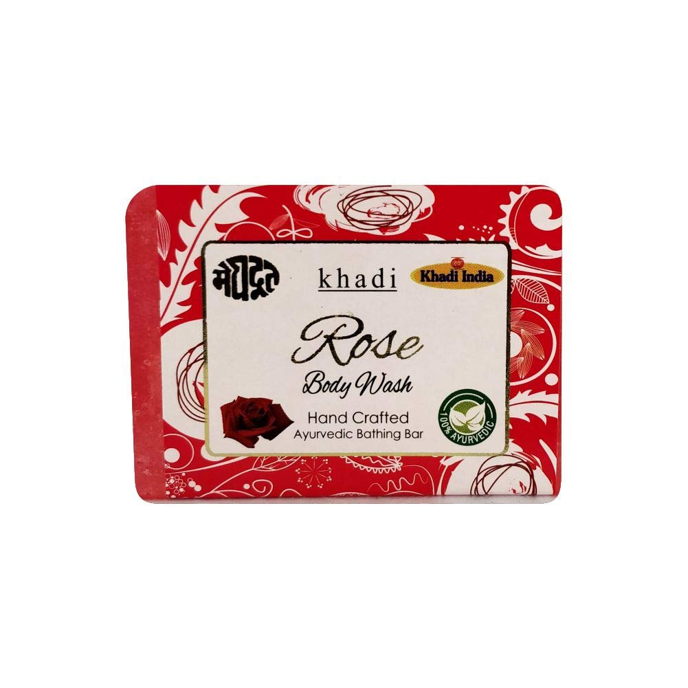 Meghdoot Rose Body Wash - 125gm (Pack of 4) | Hydrating & Fragrant Shower Gel for Soft Skin | Perfect for Daily Use, Gifts & Travel