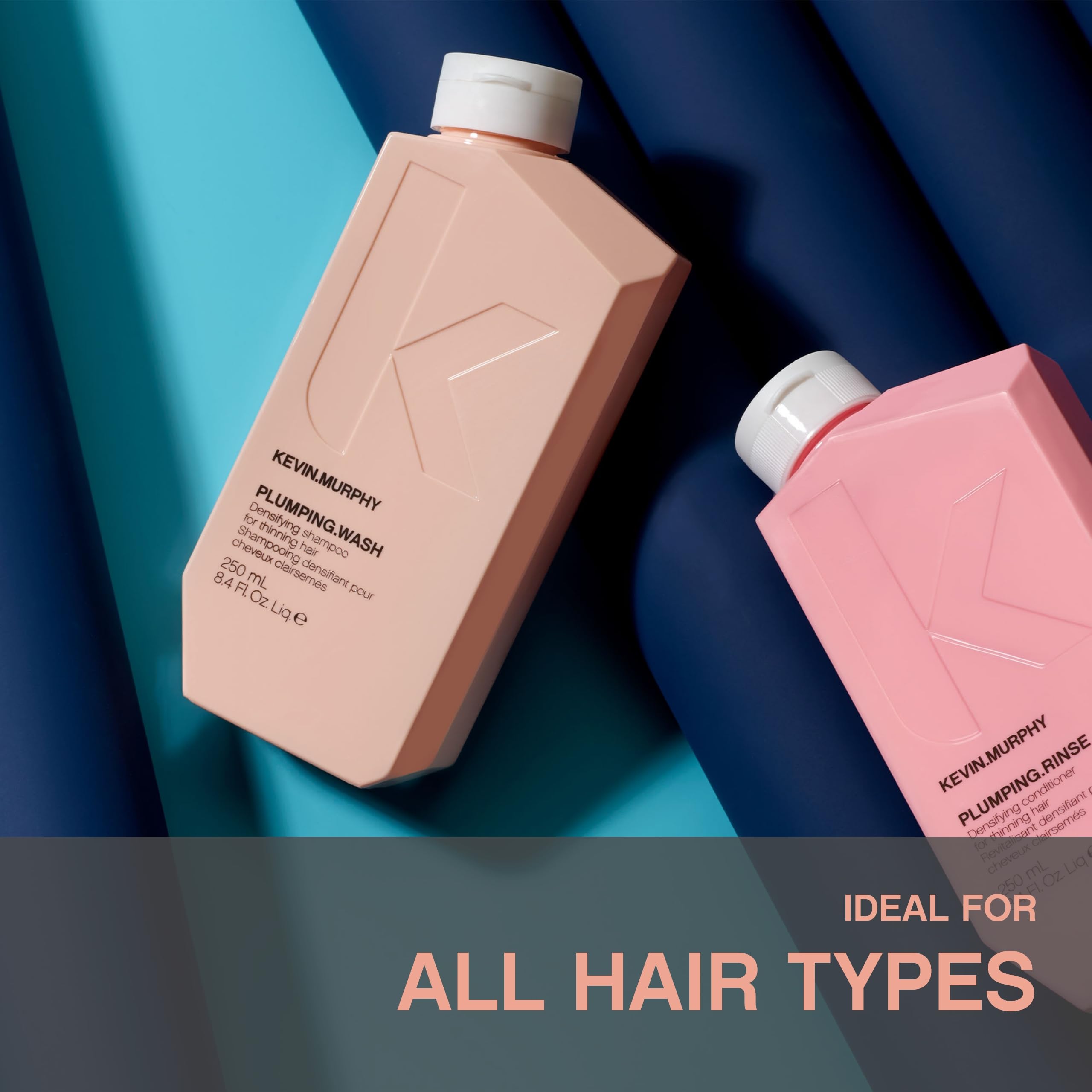 KEVIN.MURPHY PLUMPING.WASH, PLUMPING.RINSE & BODY.MASS - Volumizing Shampoo for Thin Hair - Thickening Conditioner - Leave-In Treatment - For Fine, Thin & Aging Hair - 3 Pack Set - Perfect for Daily Hair Care & Salon-Quality Results at Home