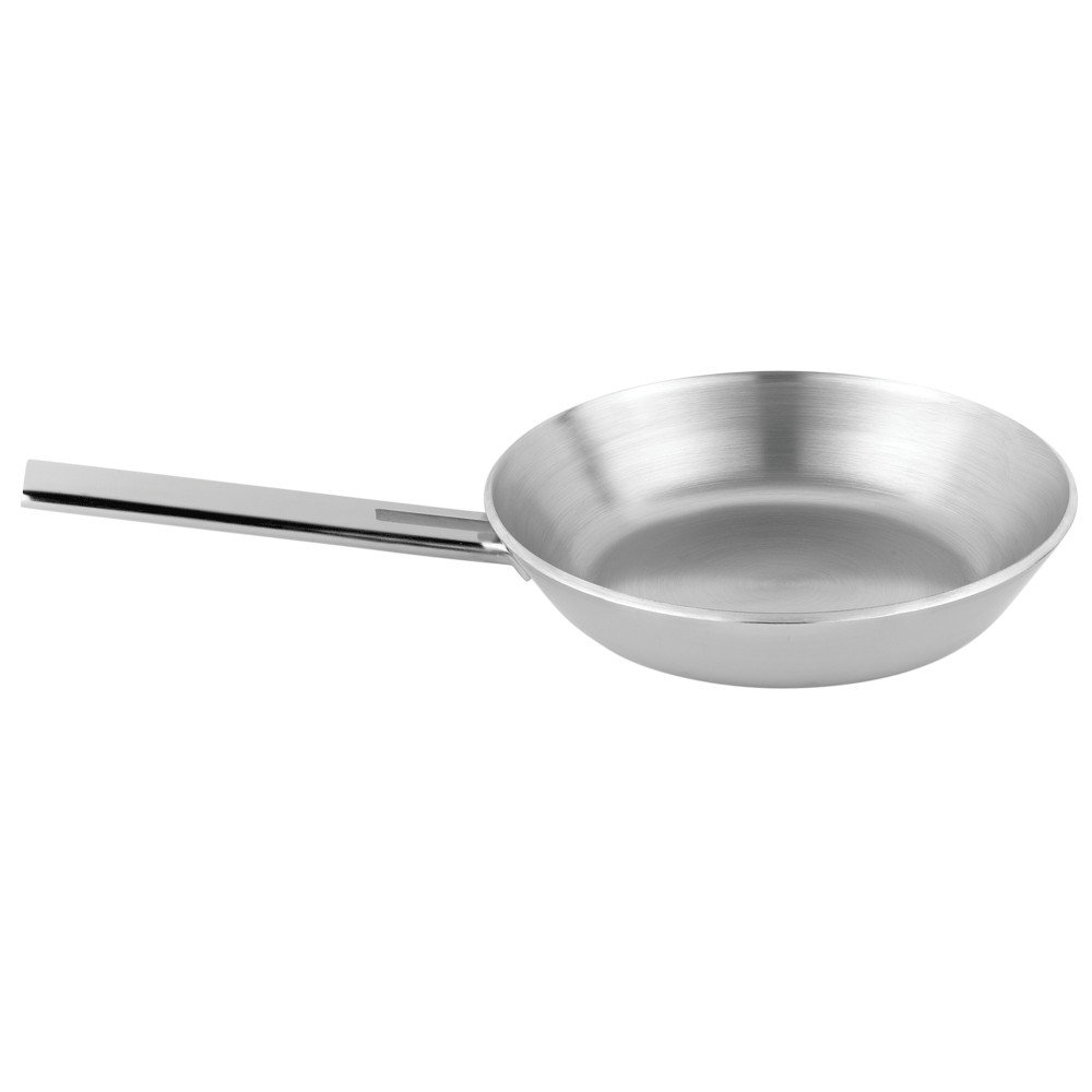 Demeyere John Pawson Stainless Steel Frying Pan - 11-Inch Silver Nonstick Skillet for Professional Cooking | Perfect for Searing, Sauteing & Frying in Modern Kitchens