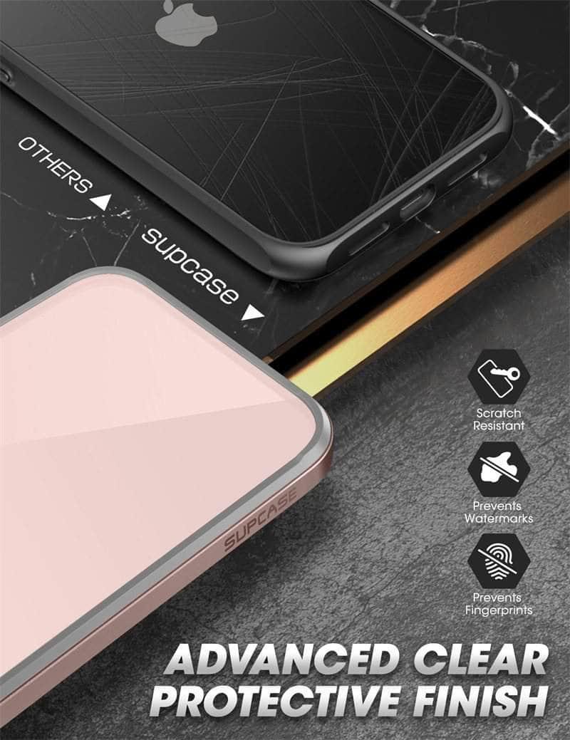 iPhone 13 Case with Built-in Screen Protector | SUPCASE UB Edge Clear Back Cover | Shockproof & Scratch Resistant | Perfect for Everyday Use, Travel & Outdoor Activities
