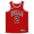 Lonzo Ball Chicago Bulls Autographed Red Nike Swingman Jersey - Signed NBA Basketball Jersey with 