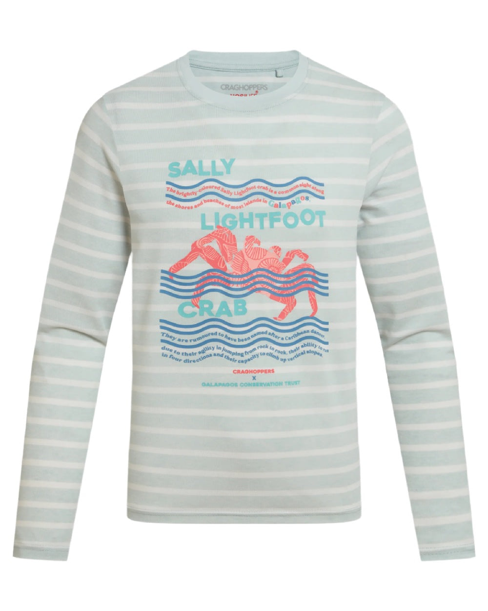 Craghoppers Kids Nosilife Cruz Long Sleeve T-Shirt - Bug Repellent & UV Protection for Outdoor Adventures, Hiking, and Camping