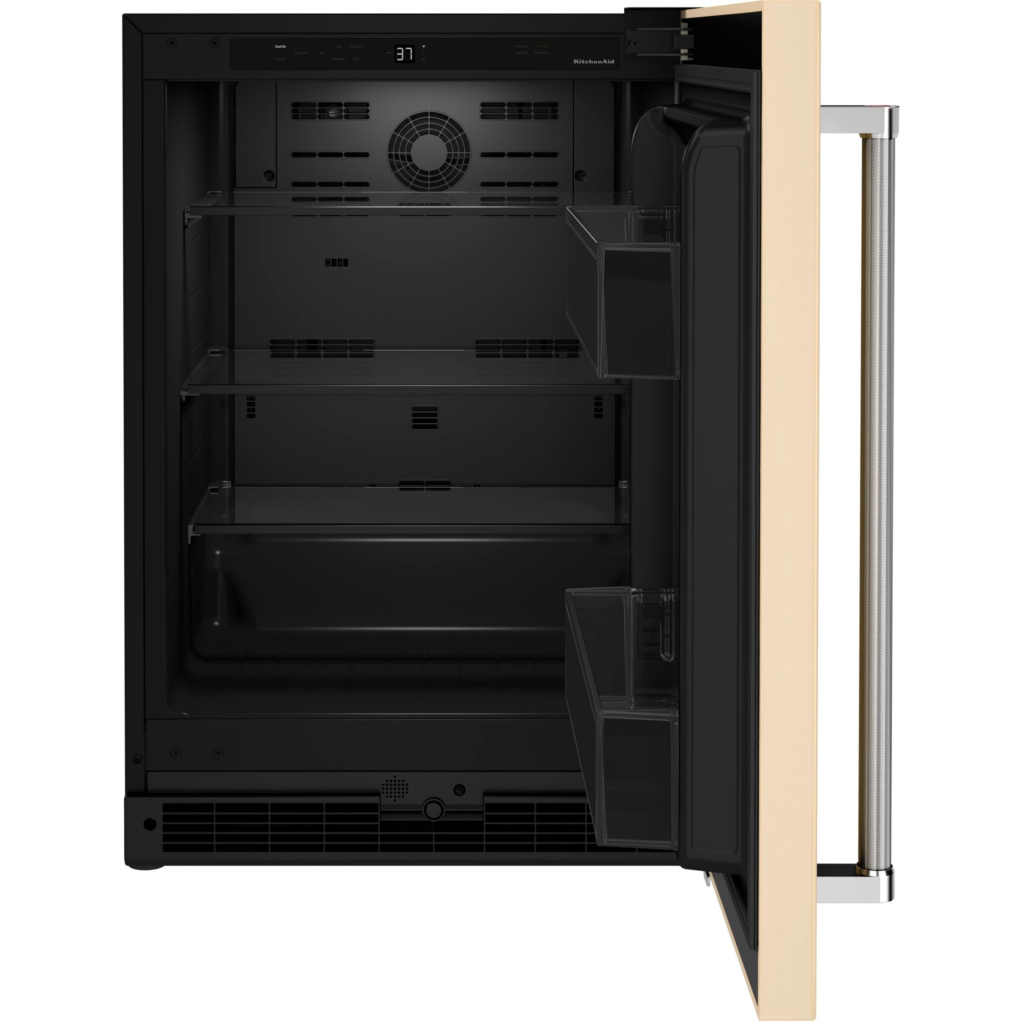 KitchenAid KURR114KPA 24-Inch Undercounter Refrigerator - Stainless Steel, Energy Star Certified, Perfect for Bars, Basements, or Small Kitchen Spaces