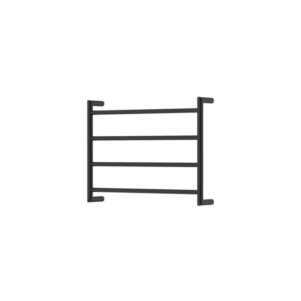 Fienza Kaya 8286045MB Heated Towel Rail - 600 x 450mm Matte Black Bathroom Towel Warmer - Perfect for Spa, Luxury Bathroom & Home Decor
