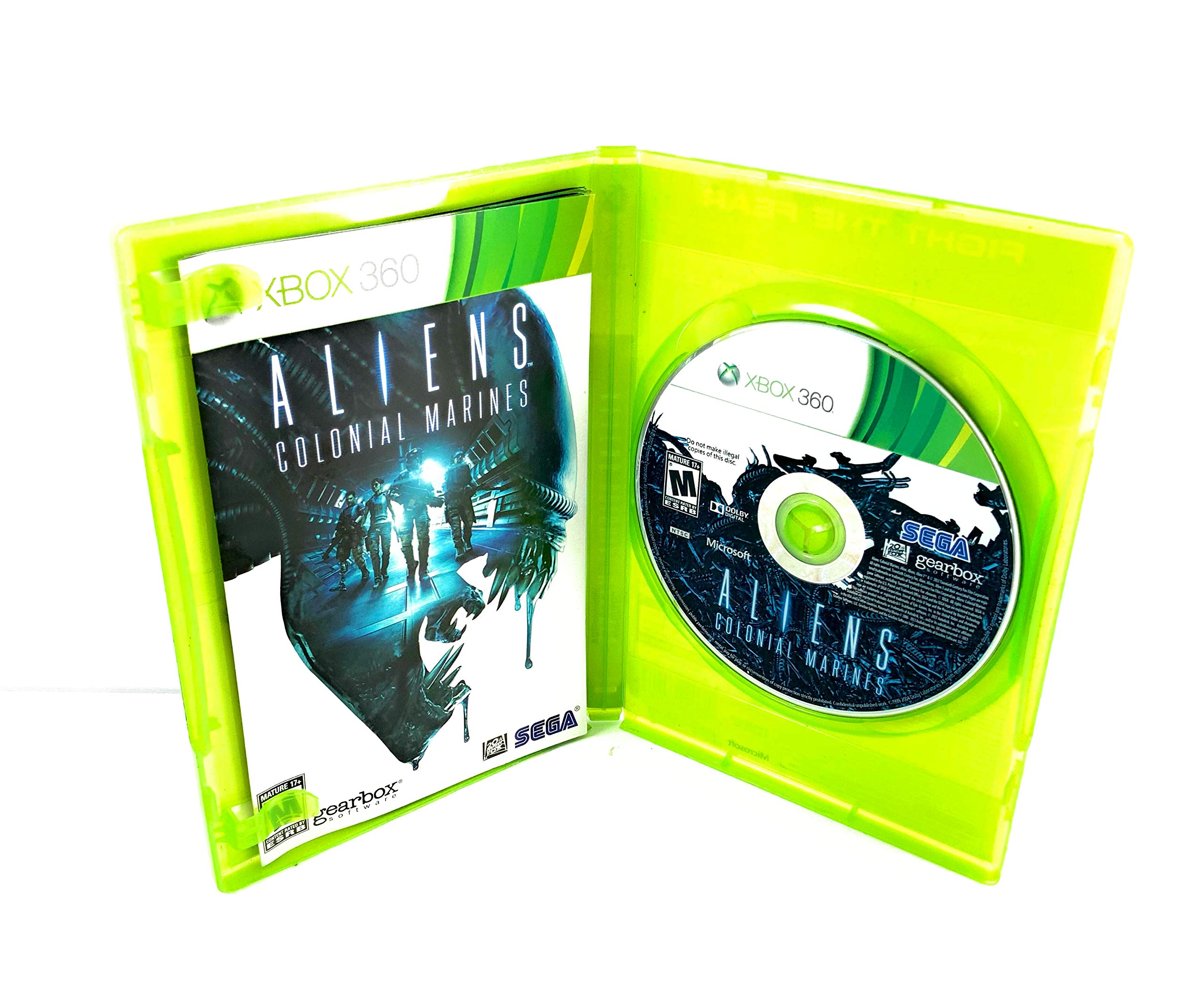 X360 ALIENS COLONIAL MARINES - Action-Packed Sci-Fi Shooter Game for Xbox 360 | Intense Alien Battles & Thrilling Campaign | Perfect for Sci-Fi Fans & Gamers