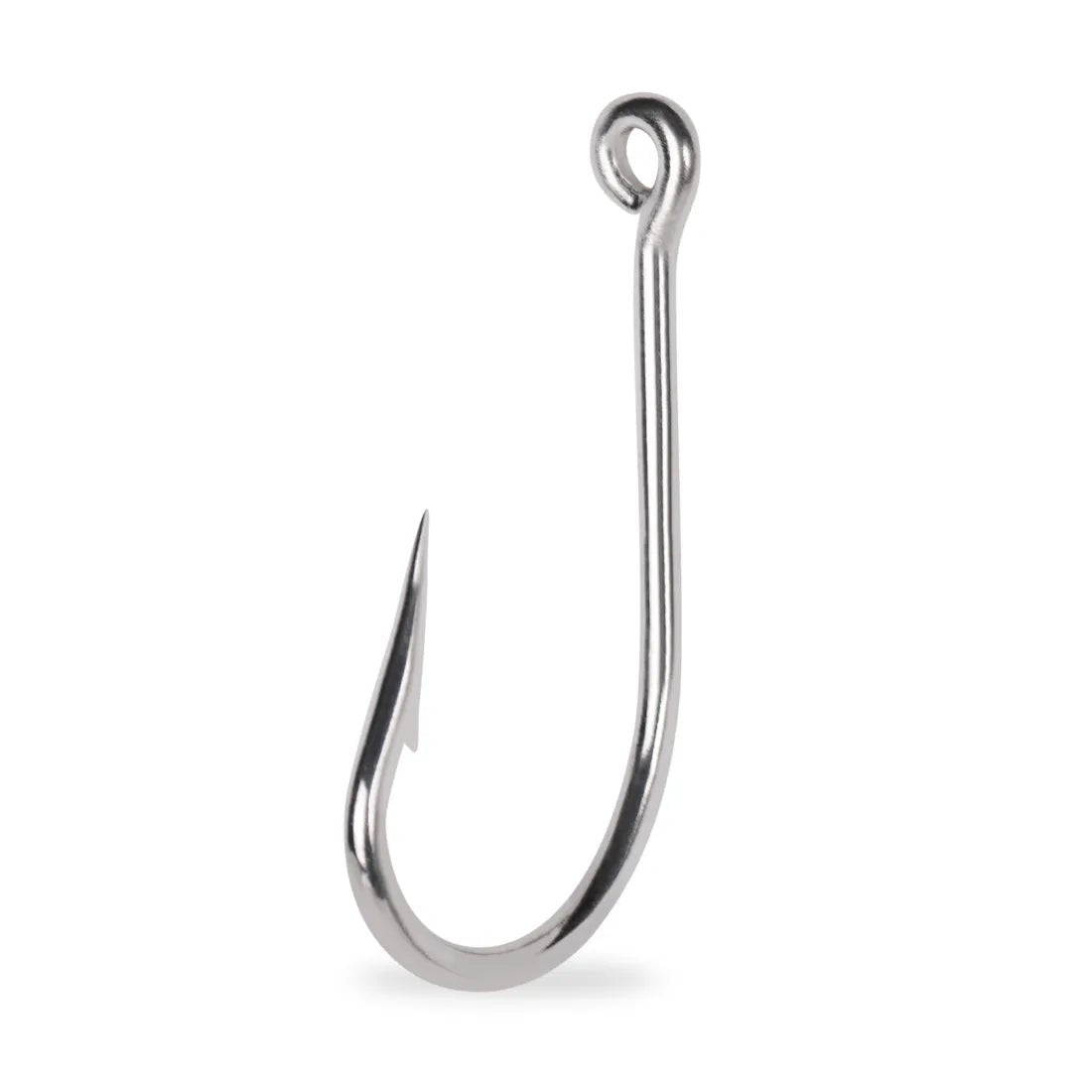 Mustad 7691S Stainless Steel Southern Tuna Fishing Hooks - Saltwater & Freshwater Fishing for Tuna, Marlin, and Big Game Fish