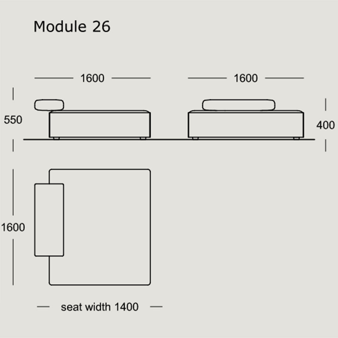 Modular Cinder Block Sofa Set - 24