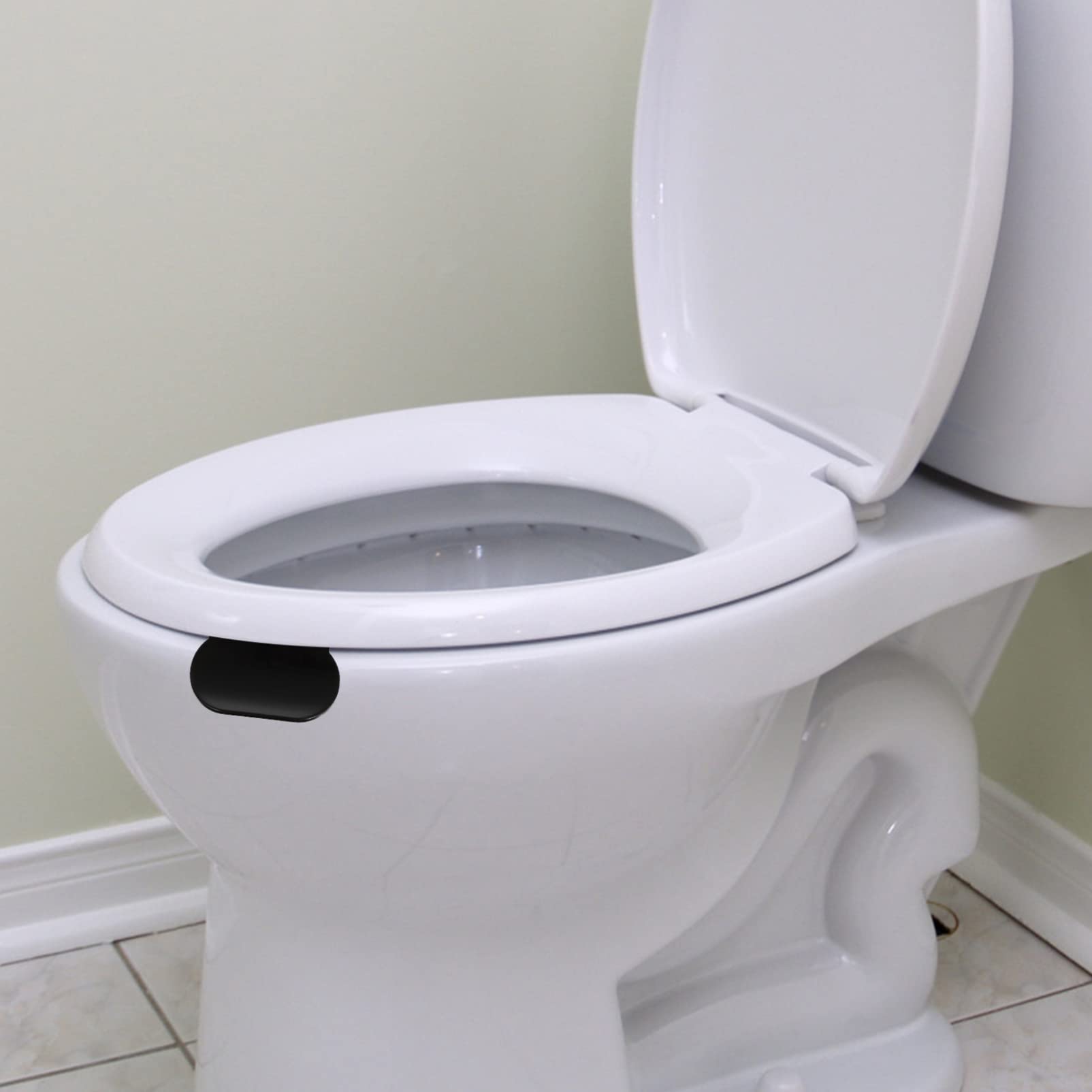DOITOOL 4-Pack Toilet Seat Cover Lifters - Durable Bathroom Accessories for Home, Office, Hotel & Restaurant - Black (Ideal for Hands-Free Hygiene & Easy Cleaning)
