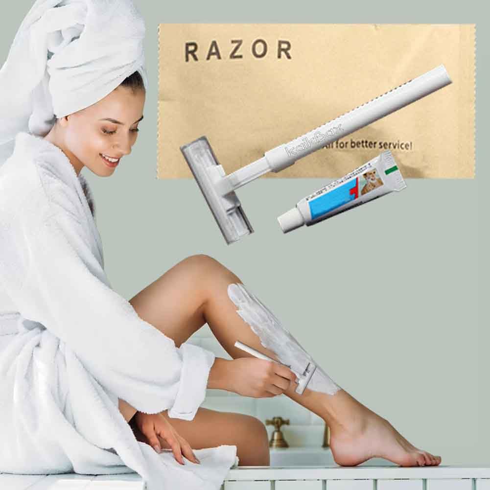 10-Pack Individually Wrapped Disposable Razors with Shaving Cream - Portable Travel Razor for Men & Women - Hotel, Home & Gym Use - Smooth Shave for Face, Legs & Body